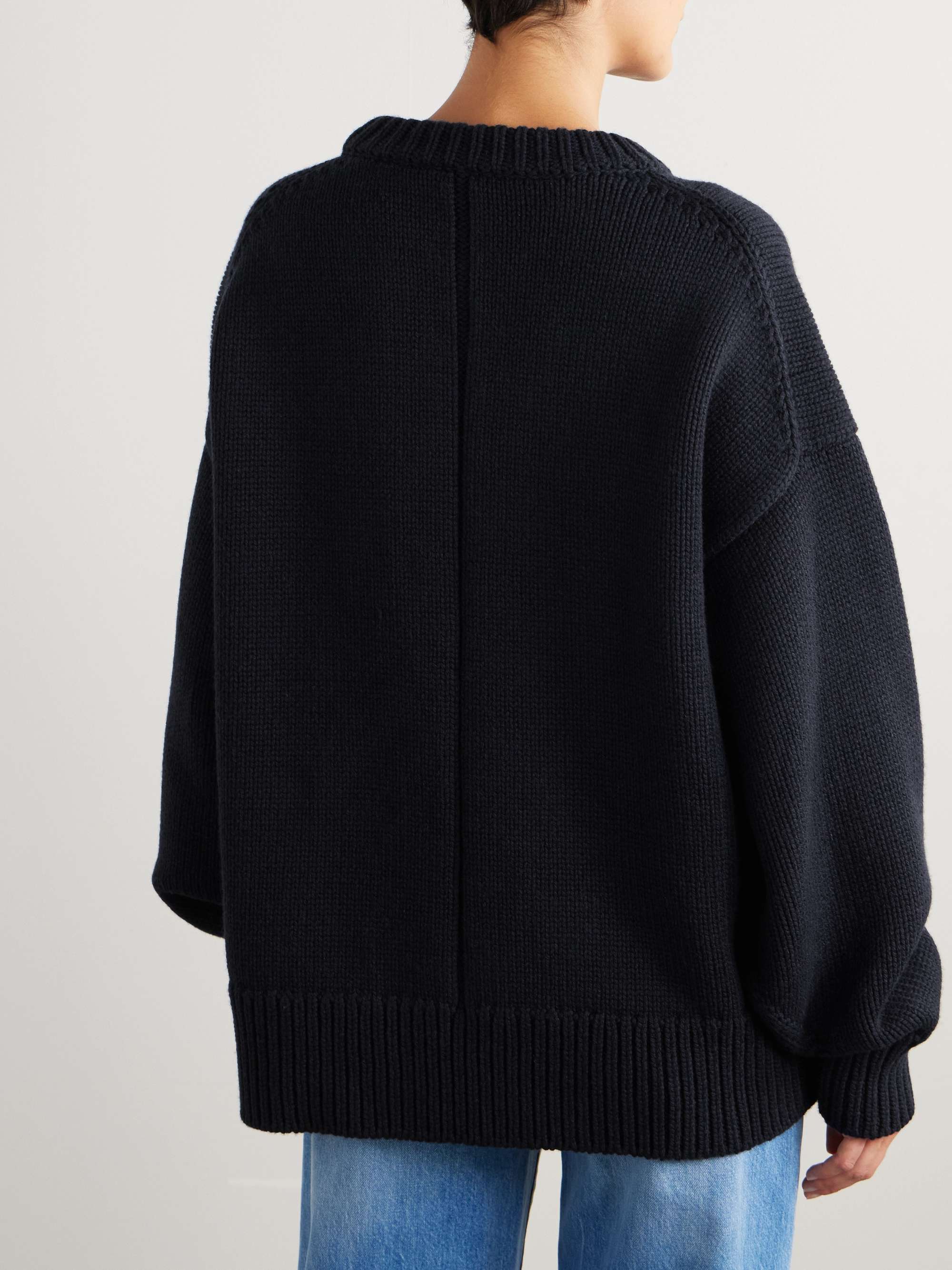 Essentials Ophelia wool and cashmere-blend sweater view