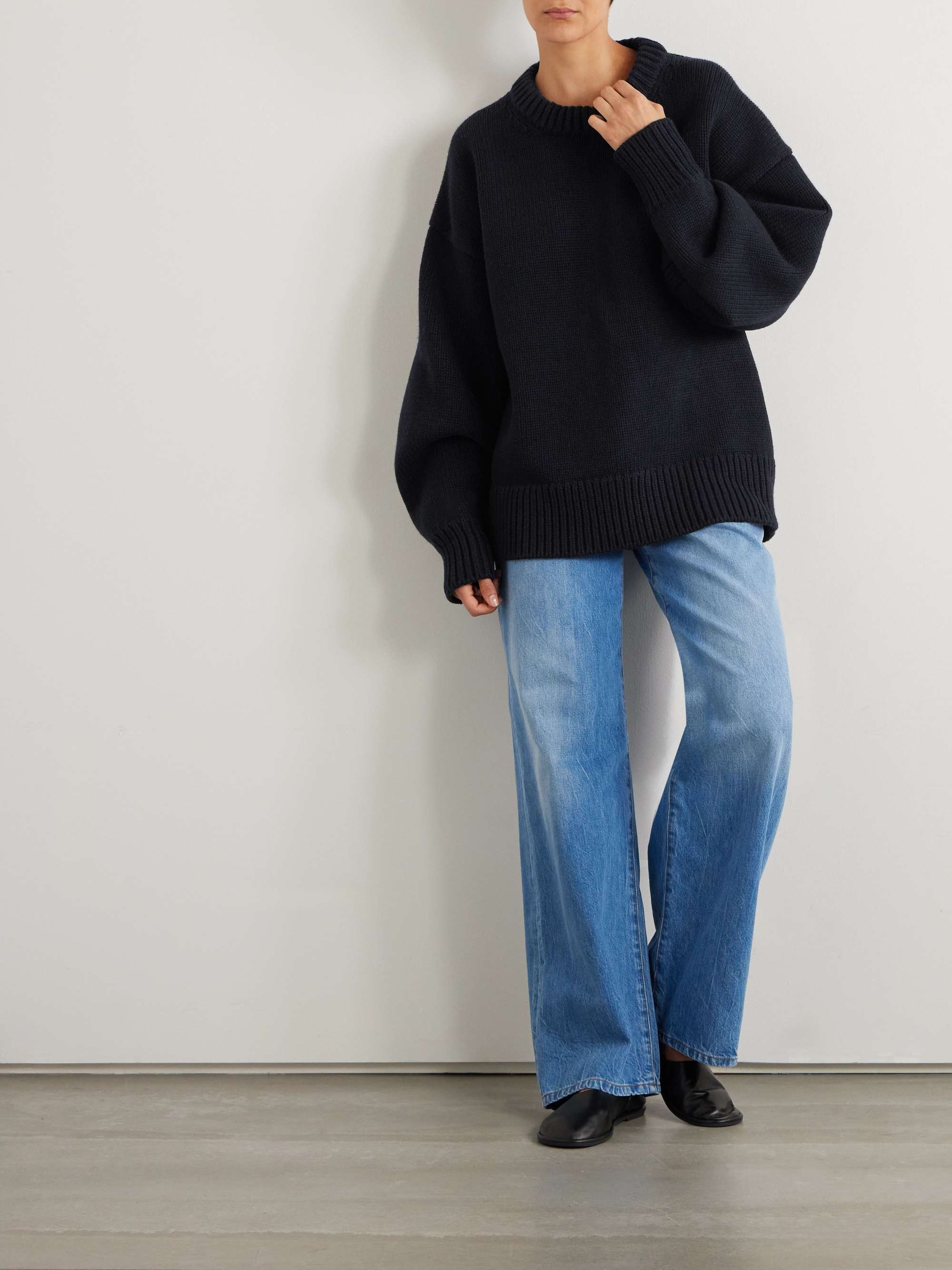 Essentials Ophelia wool and cashmere-blend sweater view