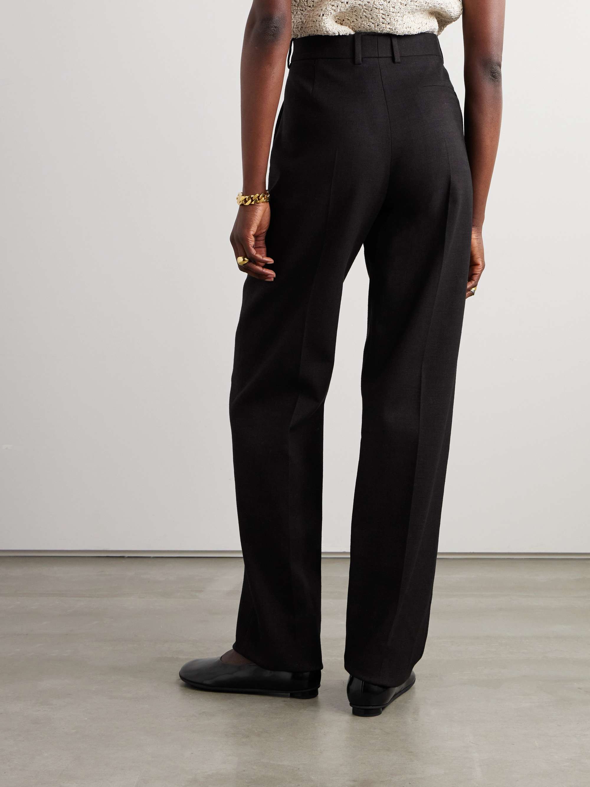 Canvas straight-leg pants view