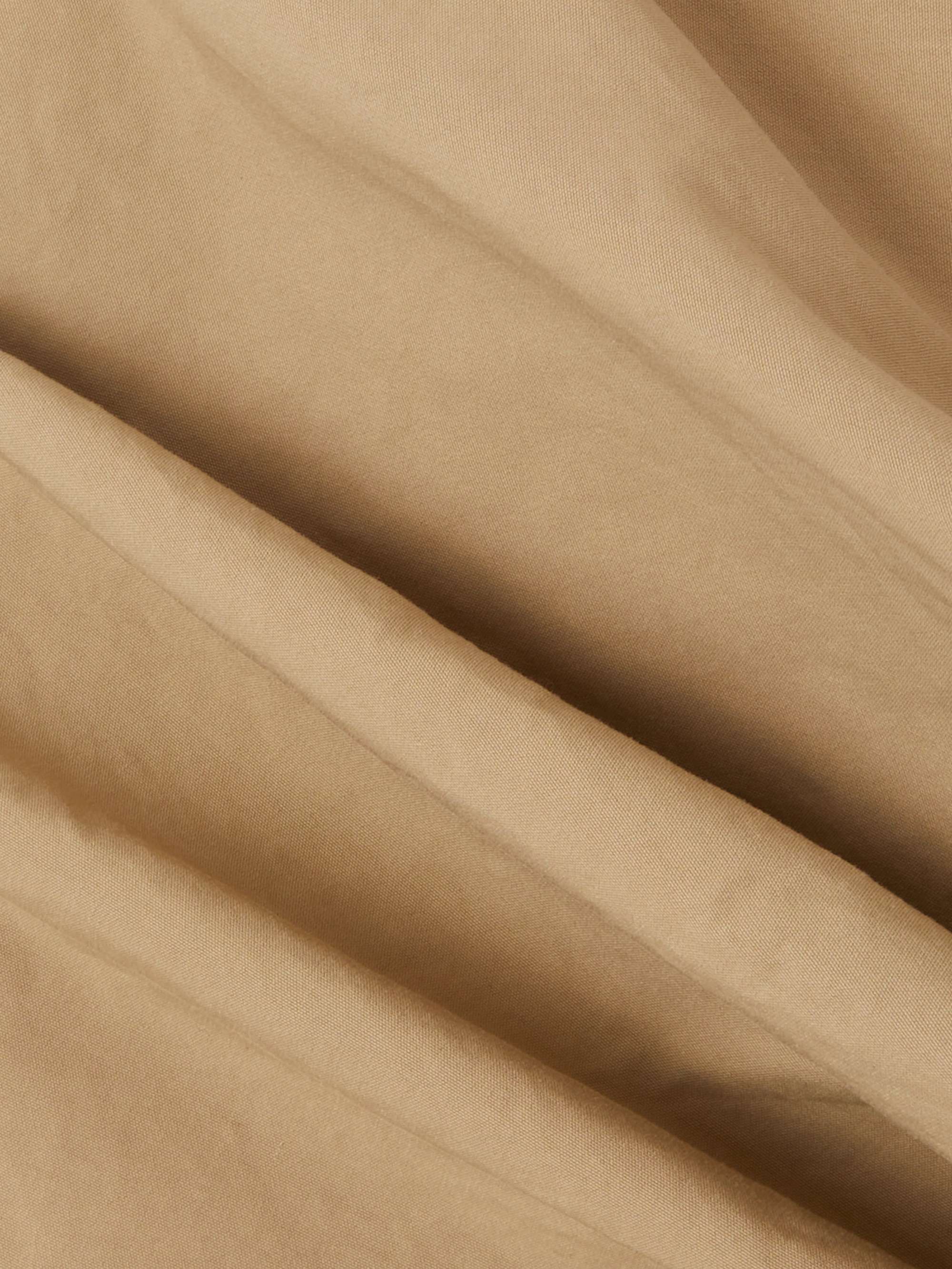 Knotted cotton-blend midi skirt view
