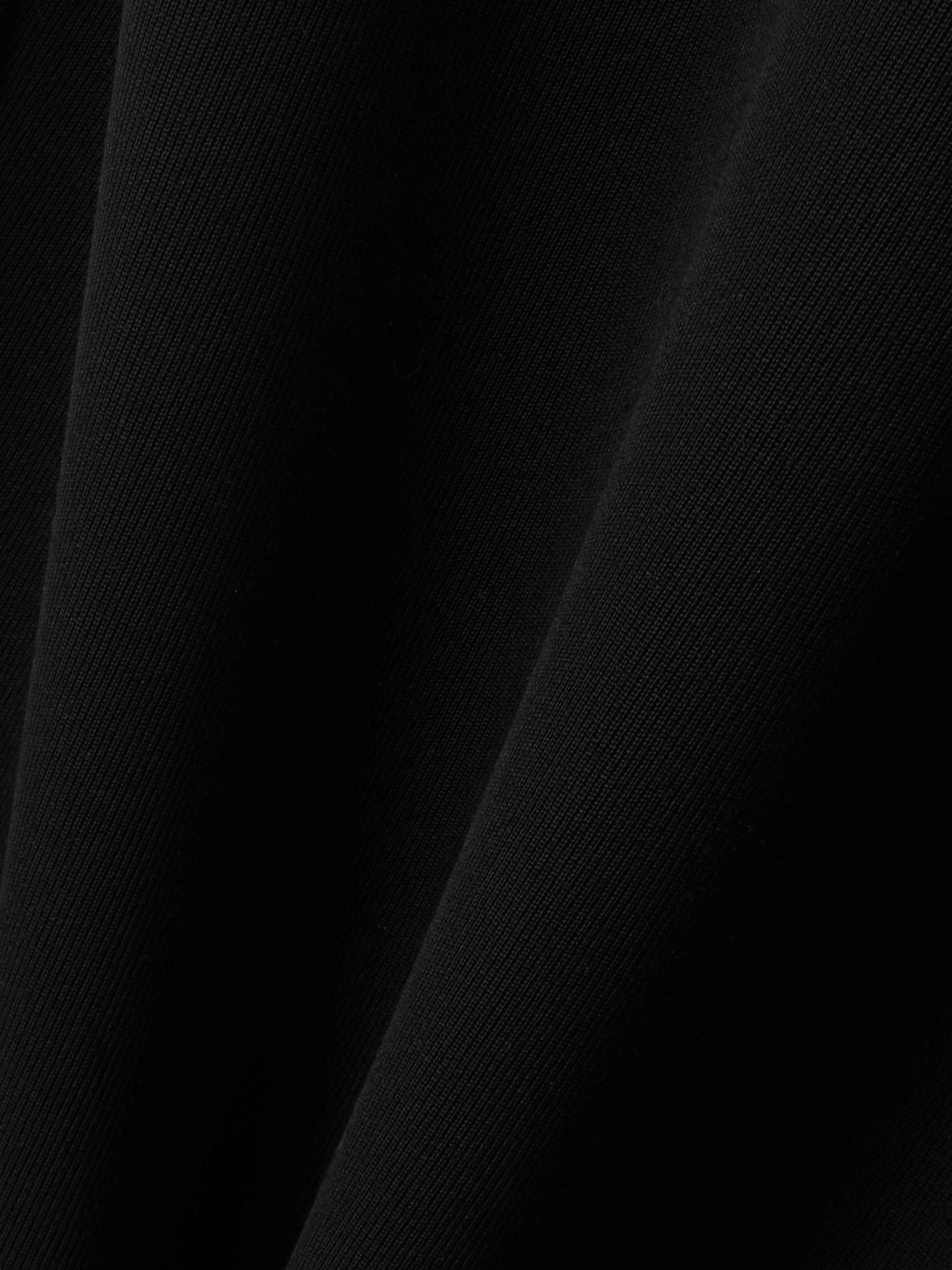 One-shoulder wool midi dress view