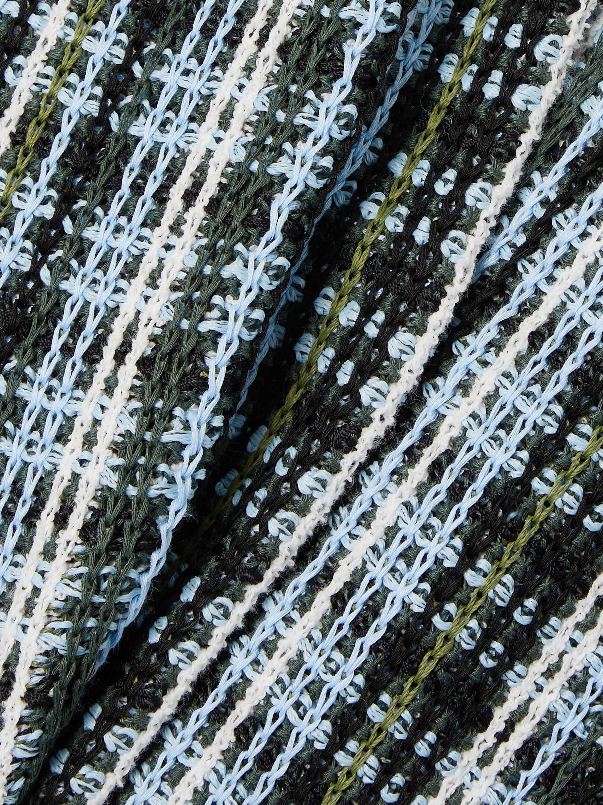 Cotton-blend tweed cardigan view