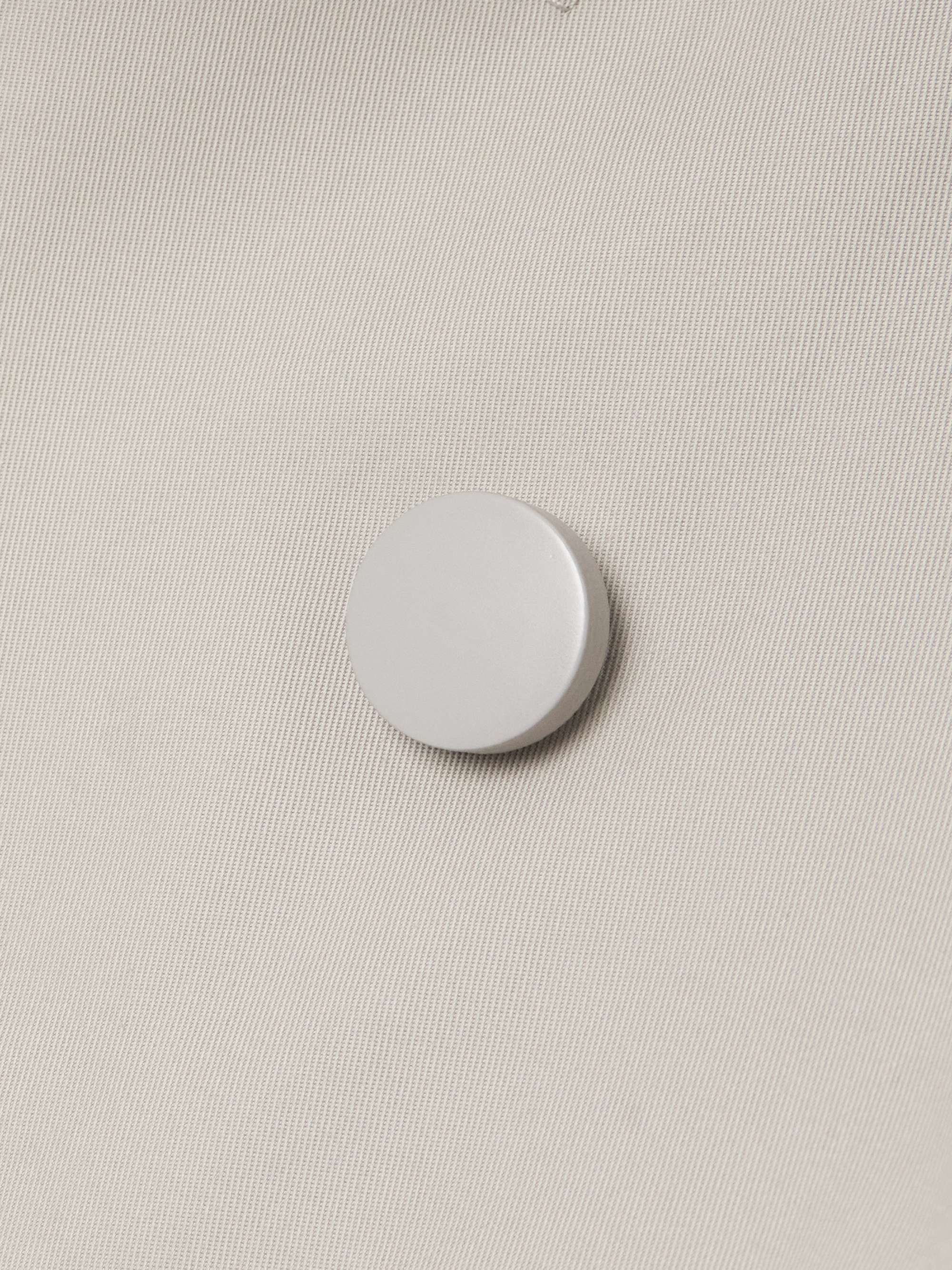 Double-breasted cotton-twill jacket view