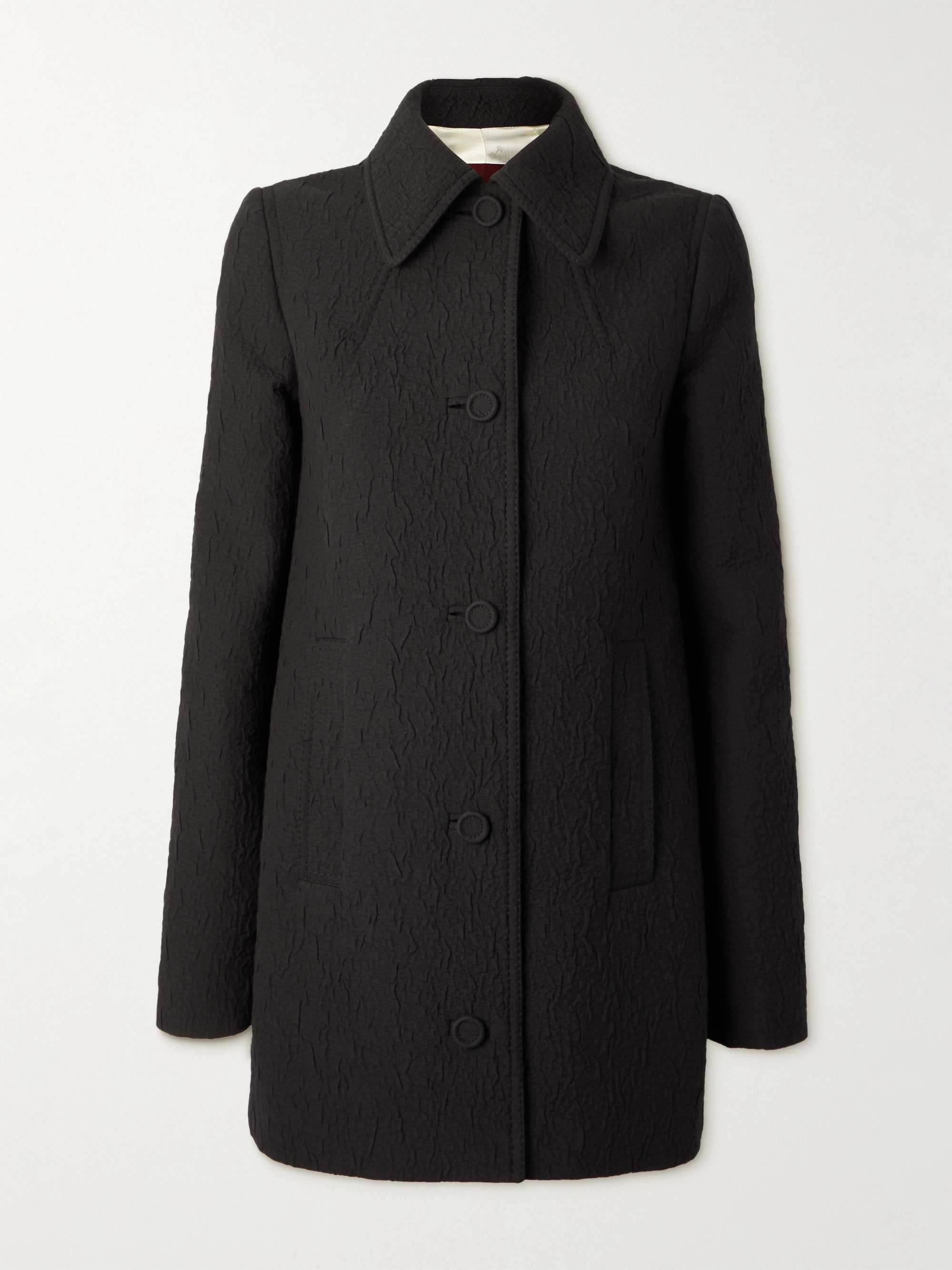 Cloqué coat view