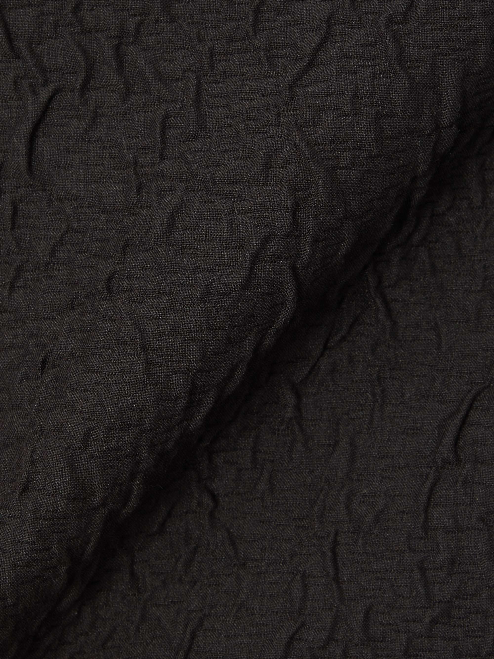 Layered cloqué mini skirt view