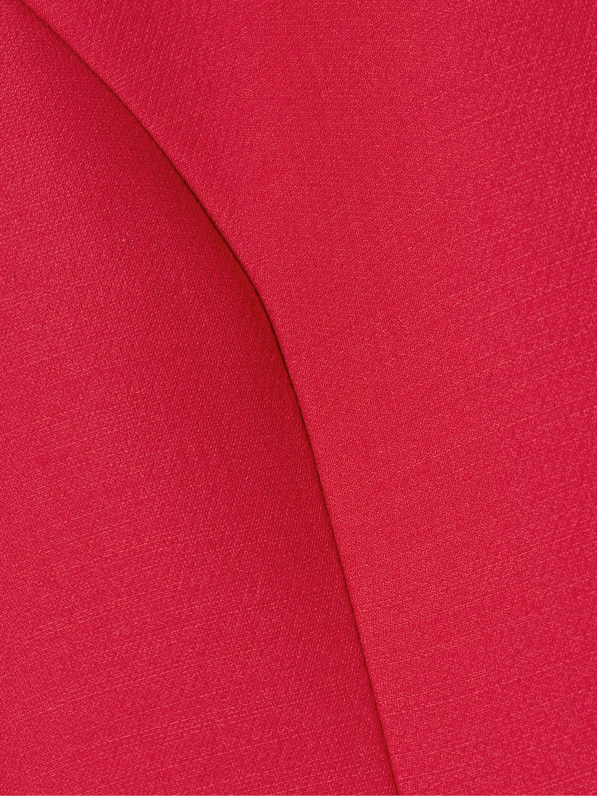 Bow-detailed wool and silk-blend mini dress view