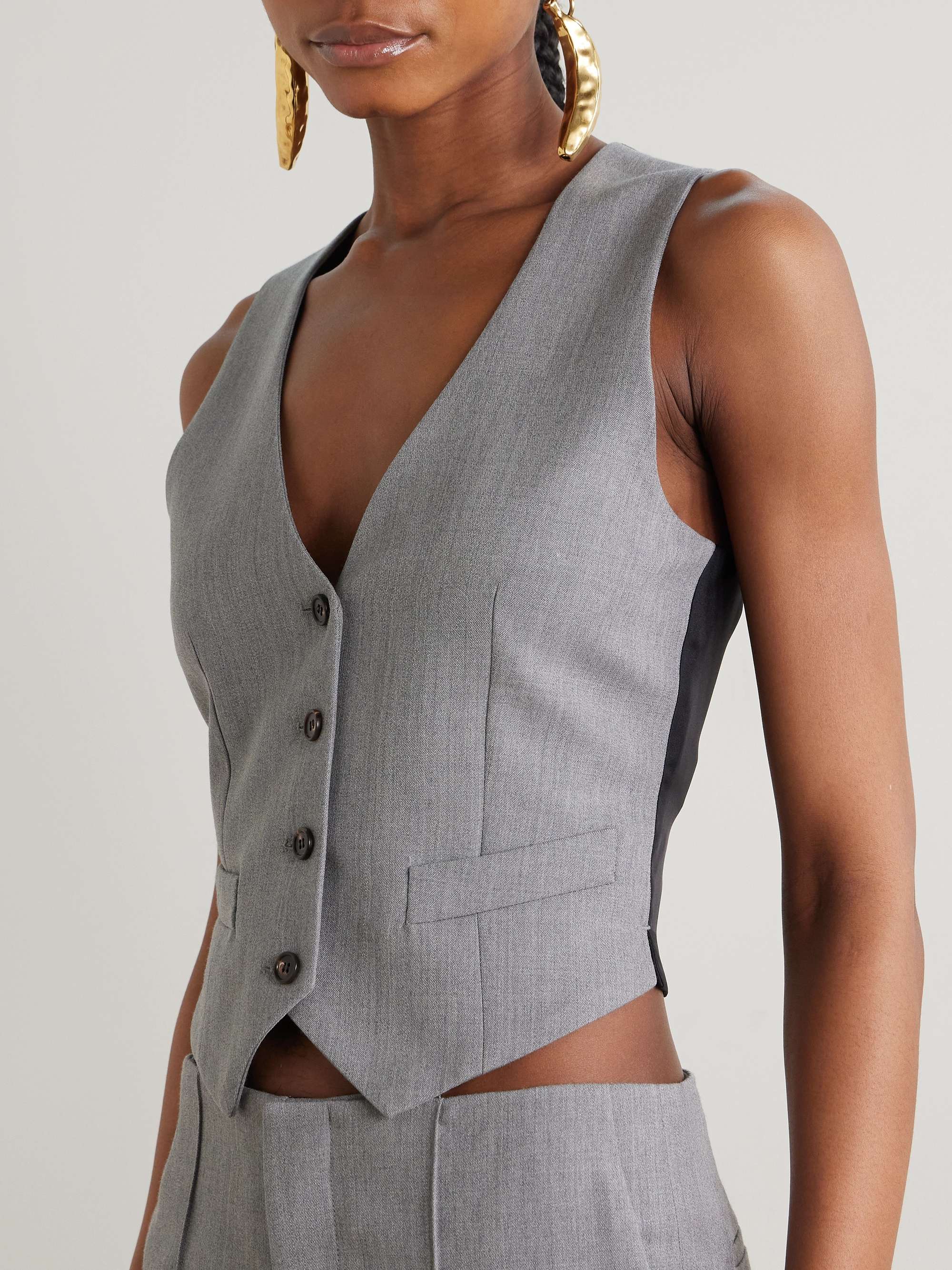 Grain de poudre wool vest view