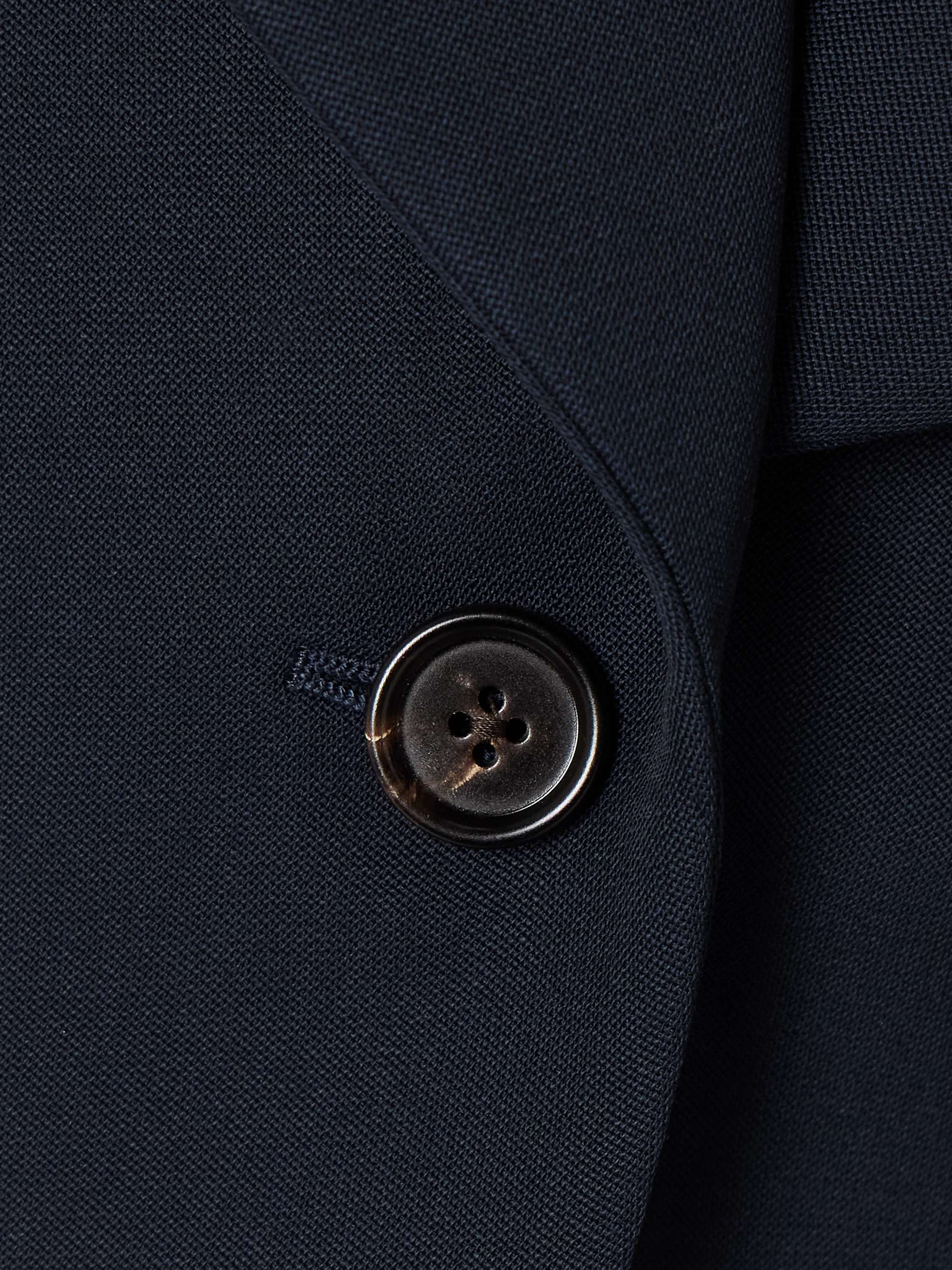 Spencer cropped grain de poudre wool blazer view
