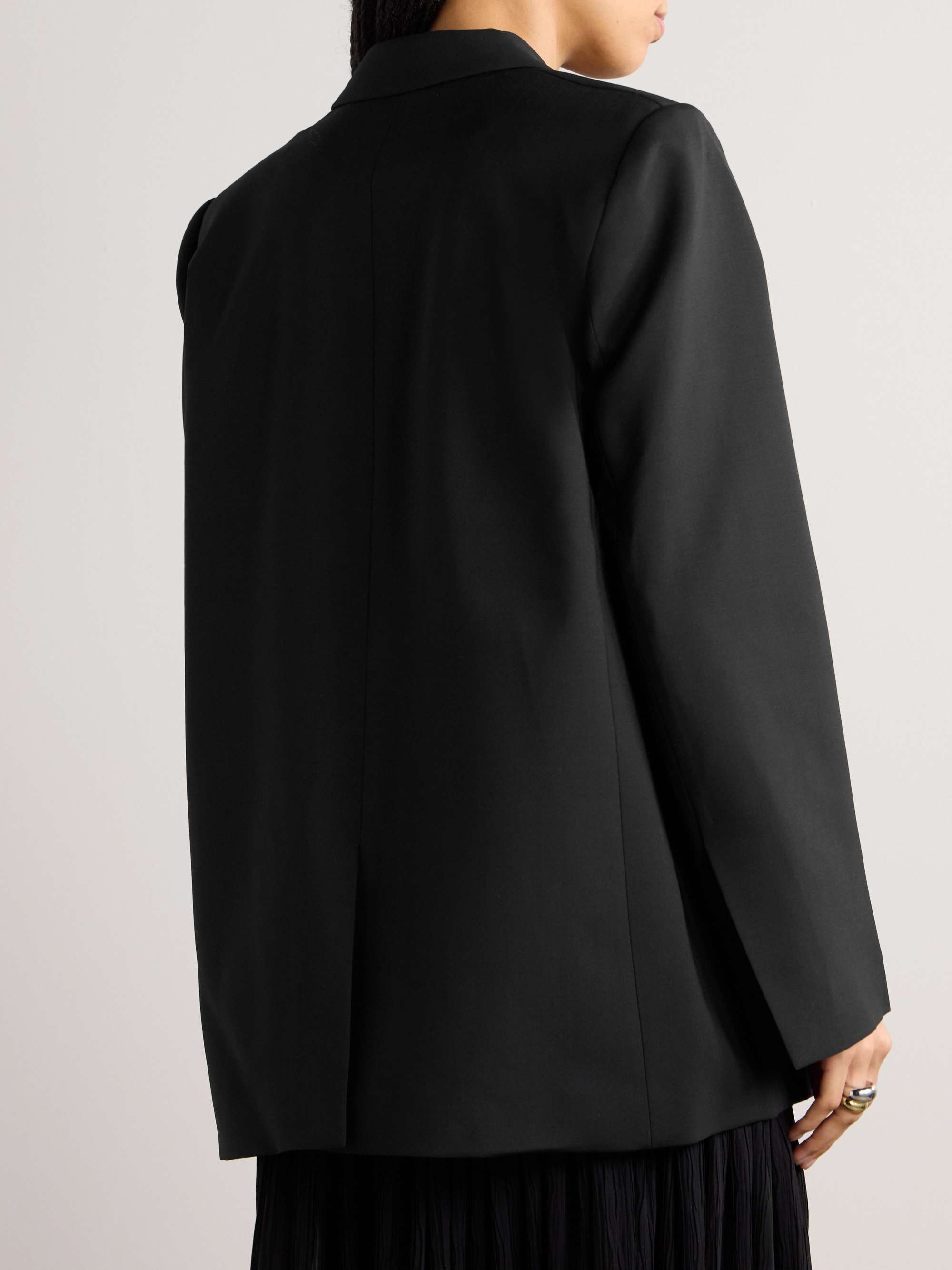 Oversized wool-blend blazer view