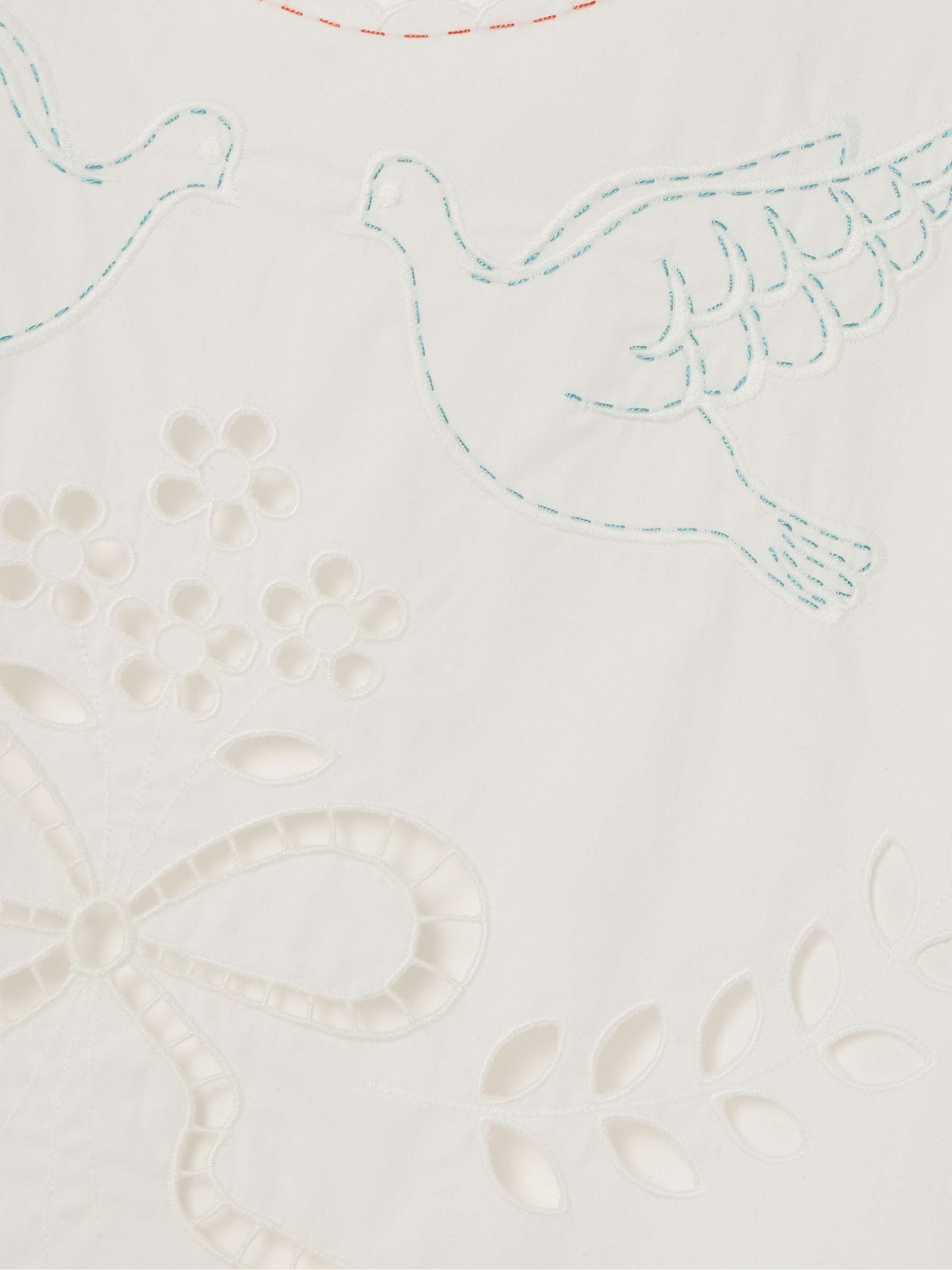 Skye embroidered broderie anglaise cotton tank view