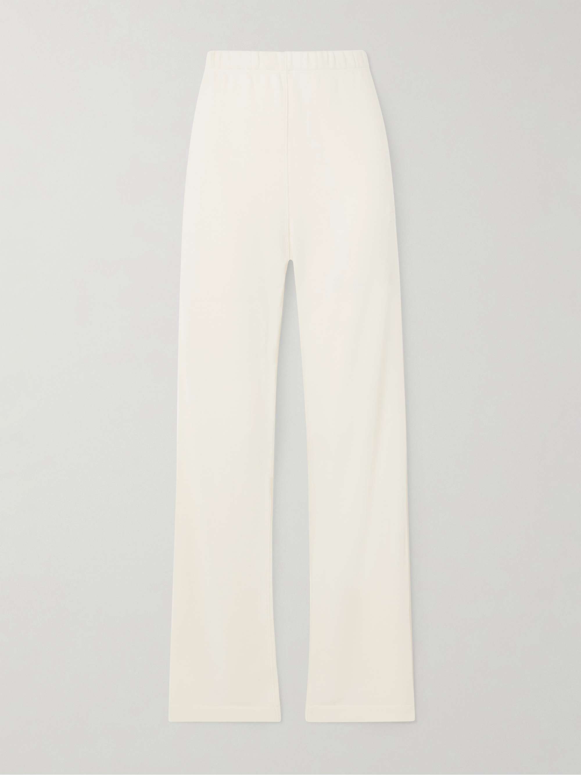Cotton and modal-blend jersey straight-leg sweatpants view