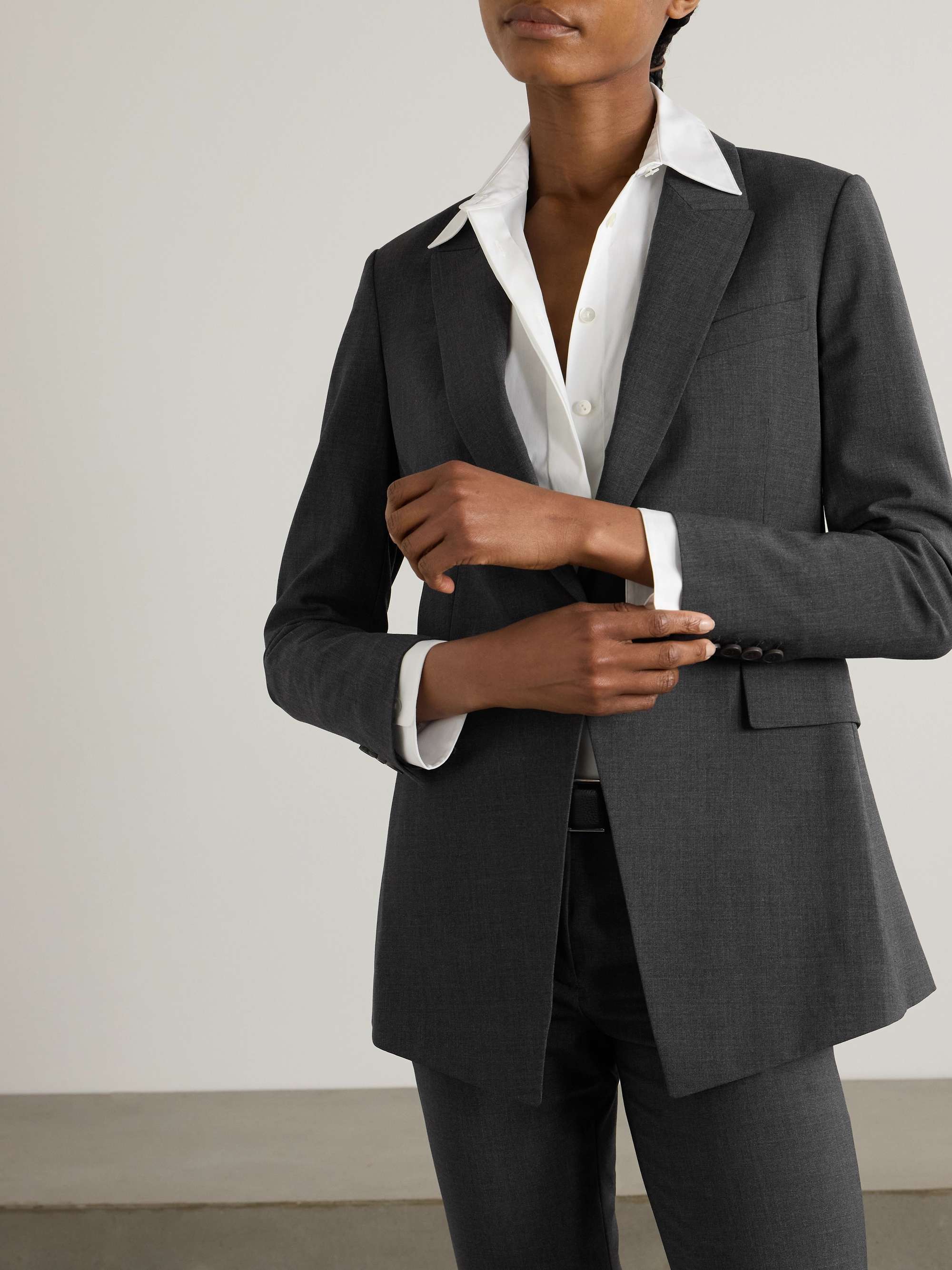 Etiennette wool-blend blazer view