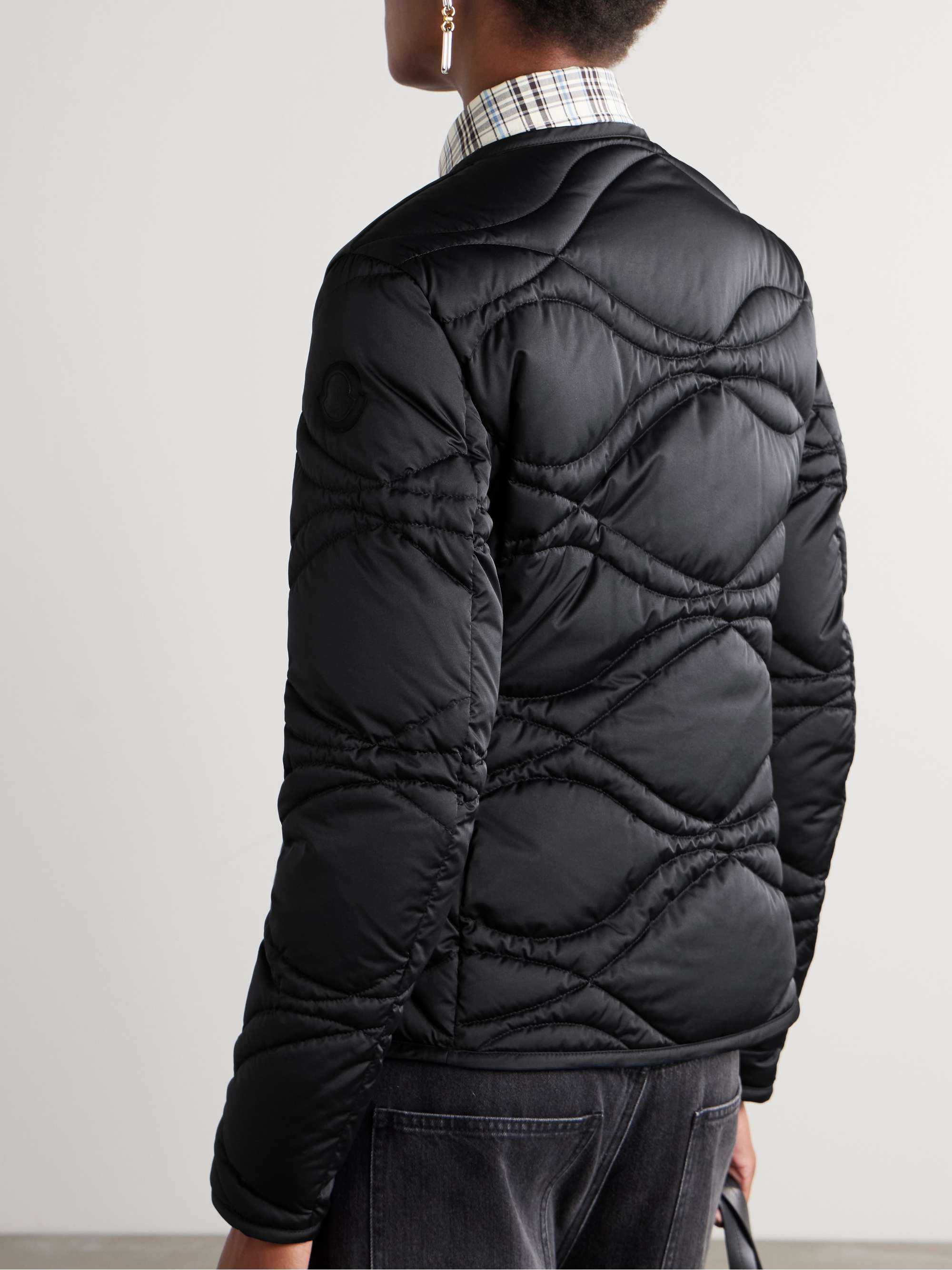 Pyrope appliquéd quilted shell down jacket view