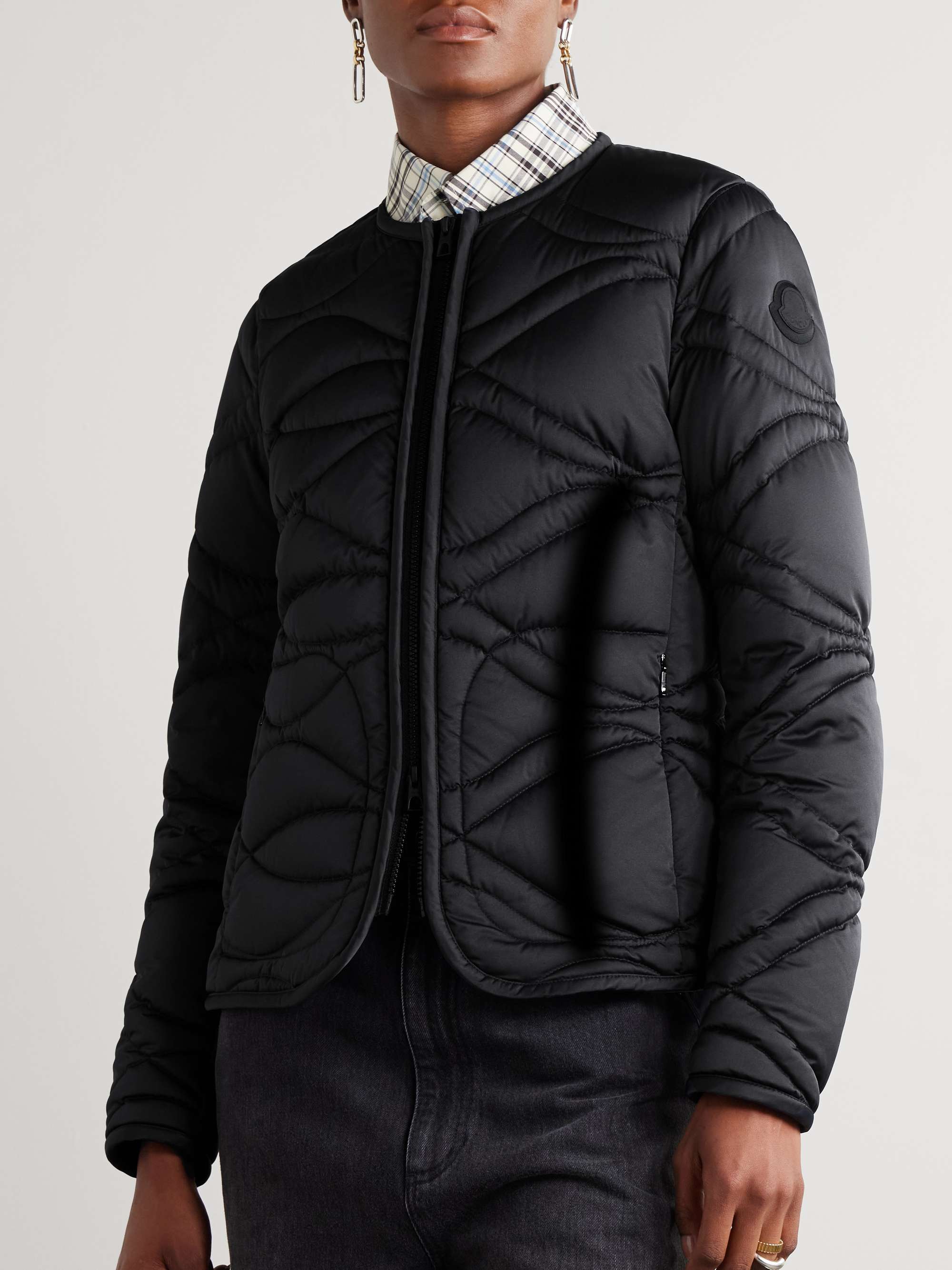 Pyrope appliquéd quilted shell down jacket view