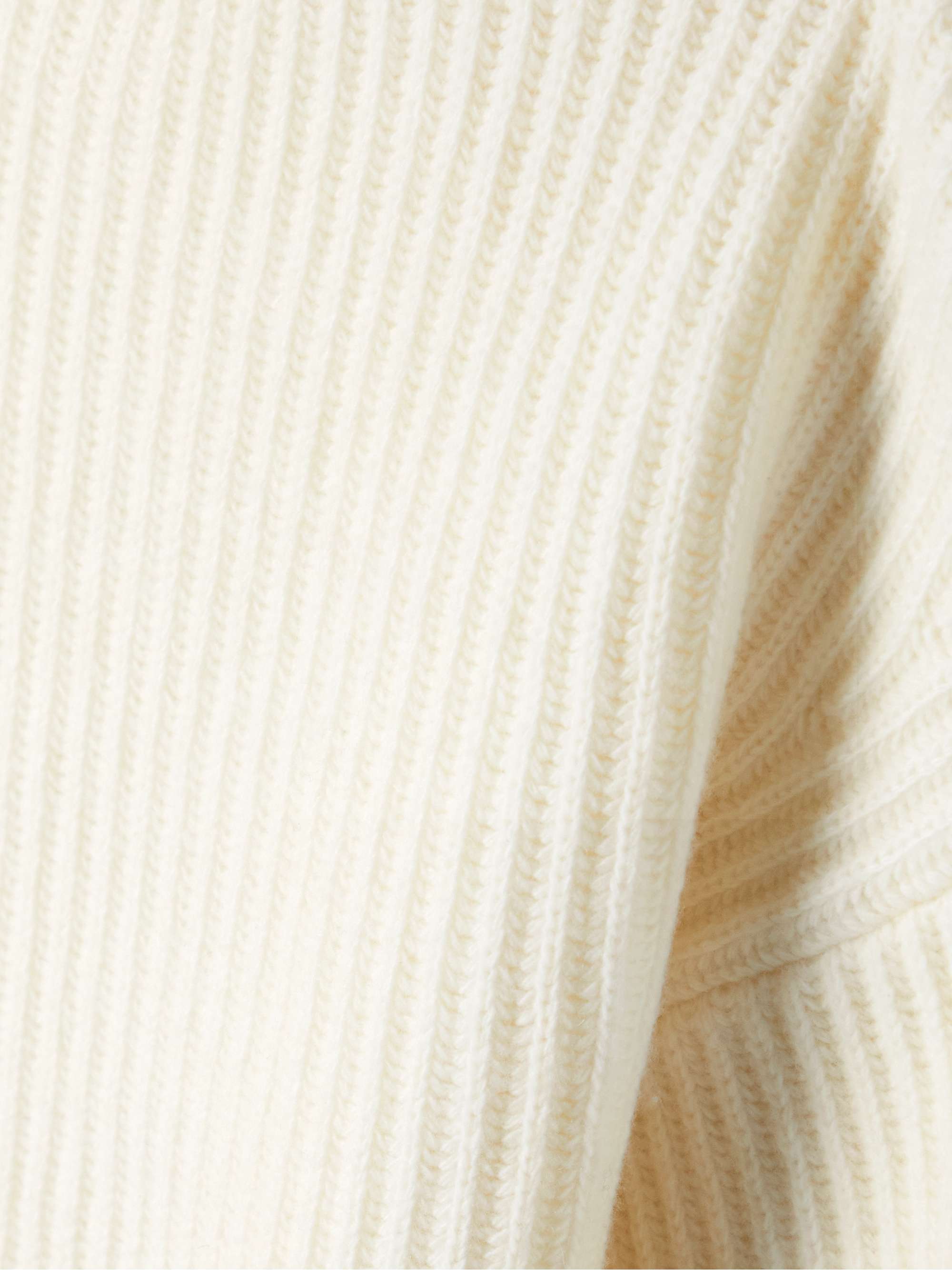 Ribbed wool turtleneck sweater view