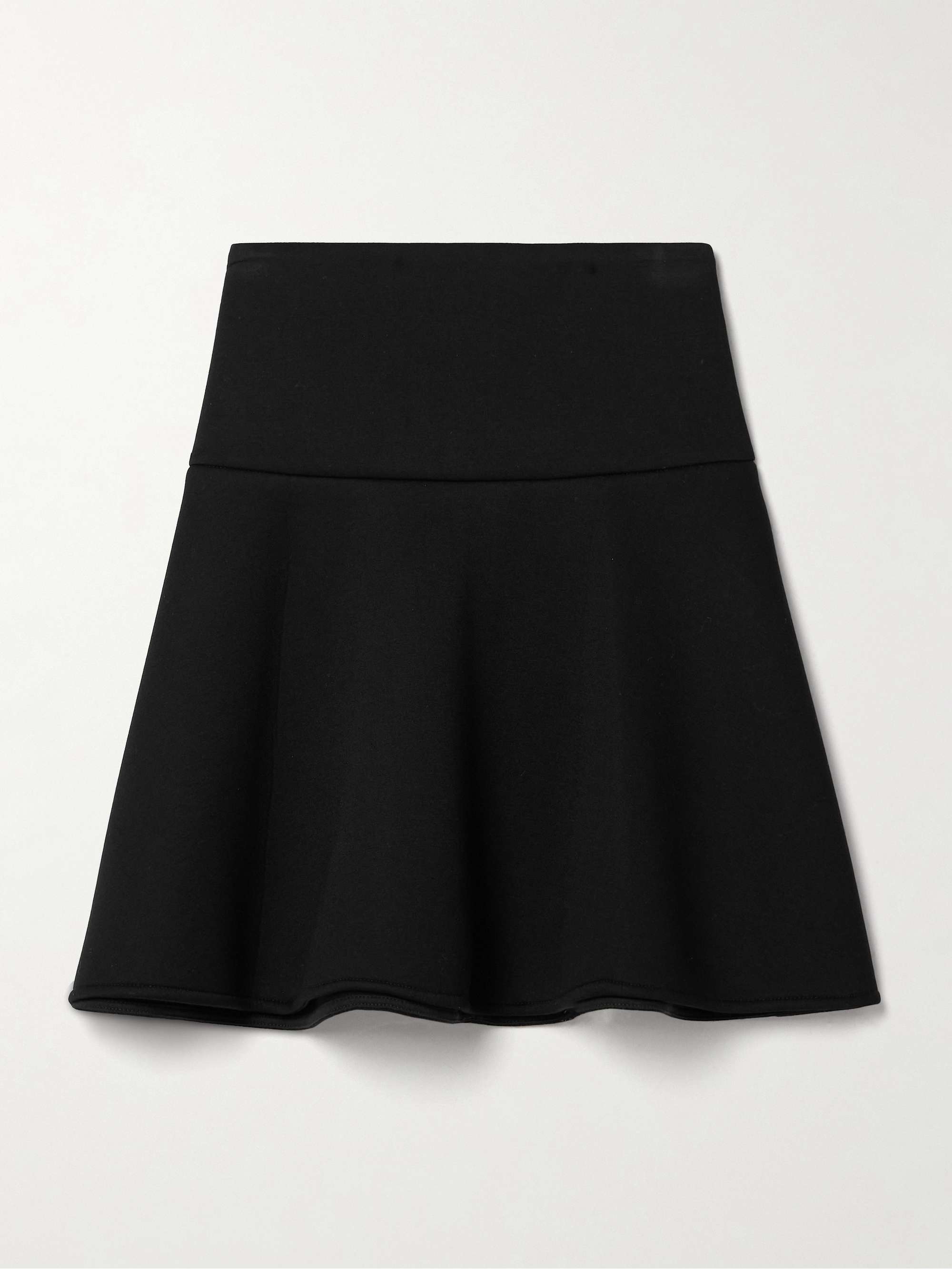 Stretch-jersey mini skirt view