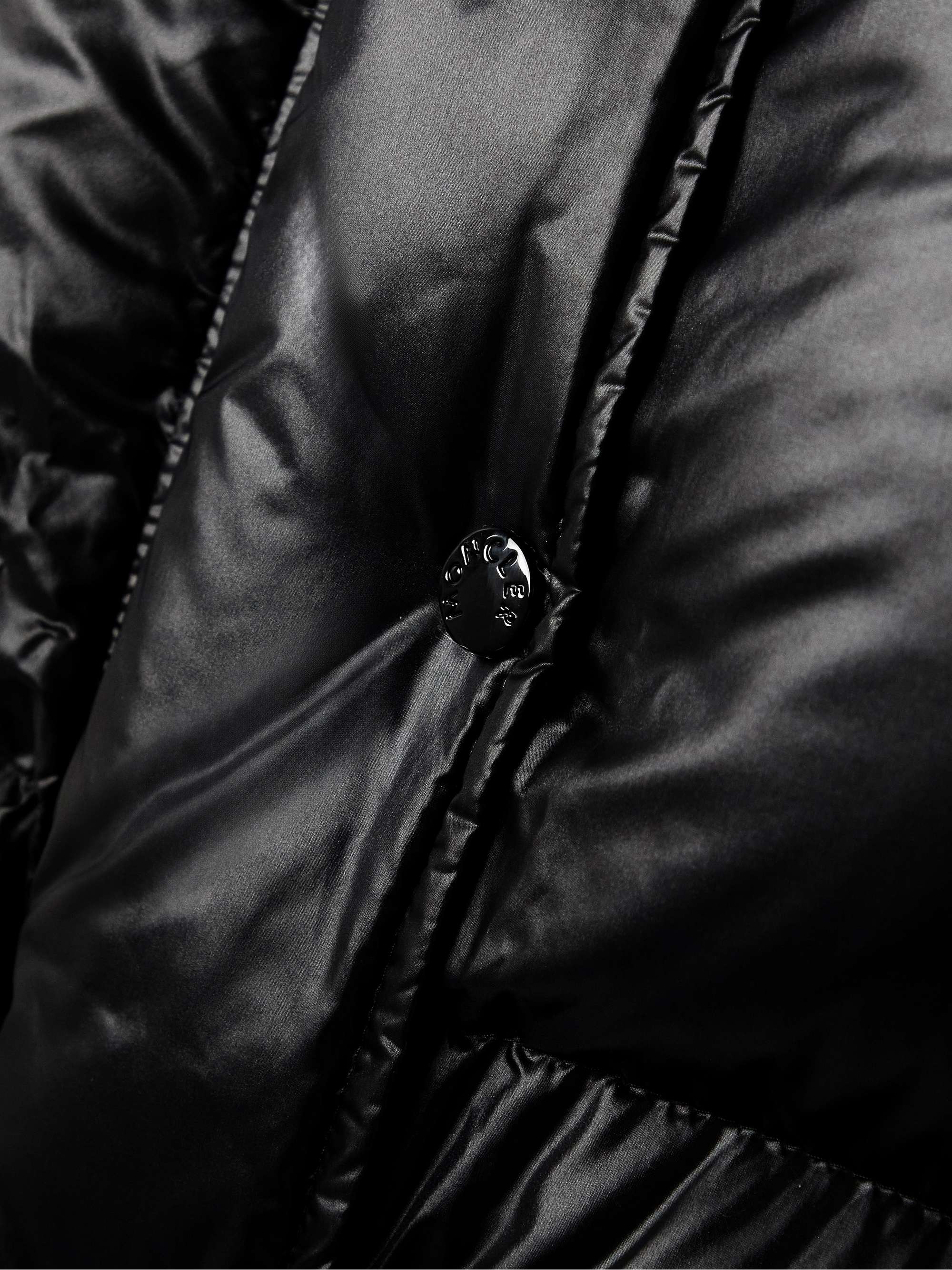 Borey hooded padded quilted shell down jacket view