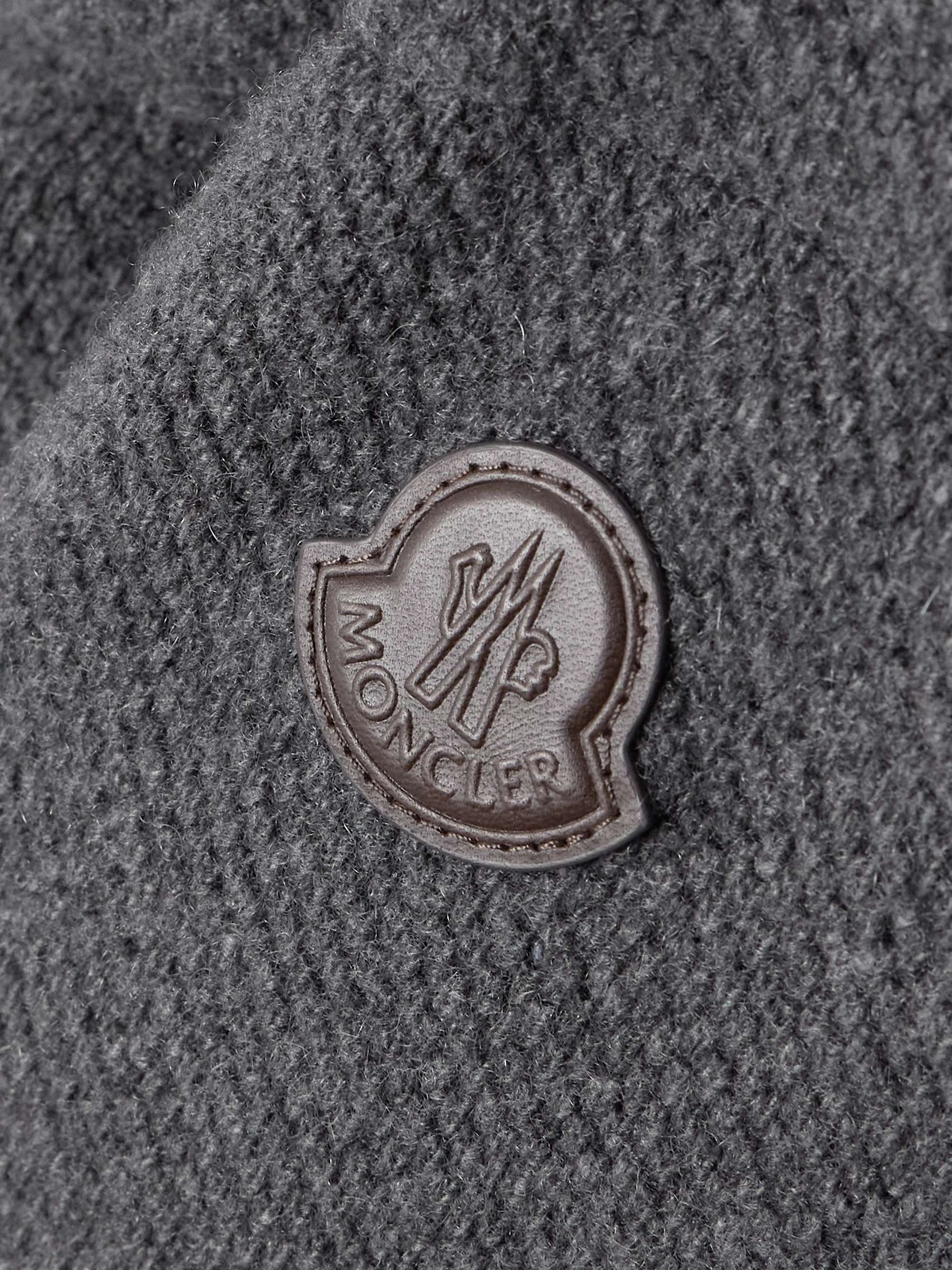 Breze appliquéd quilted flannel down jacket view