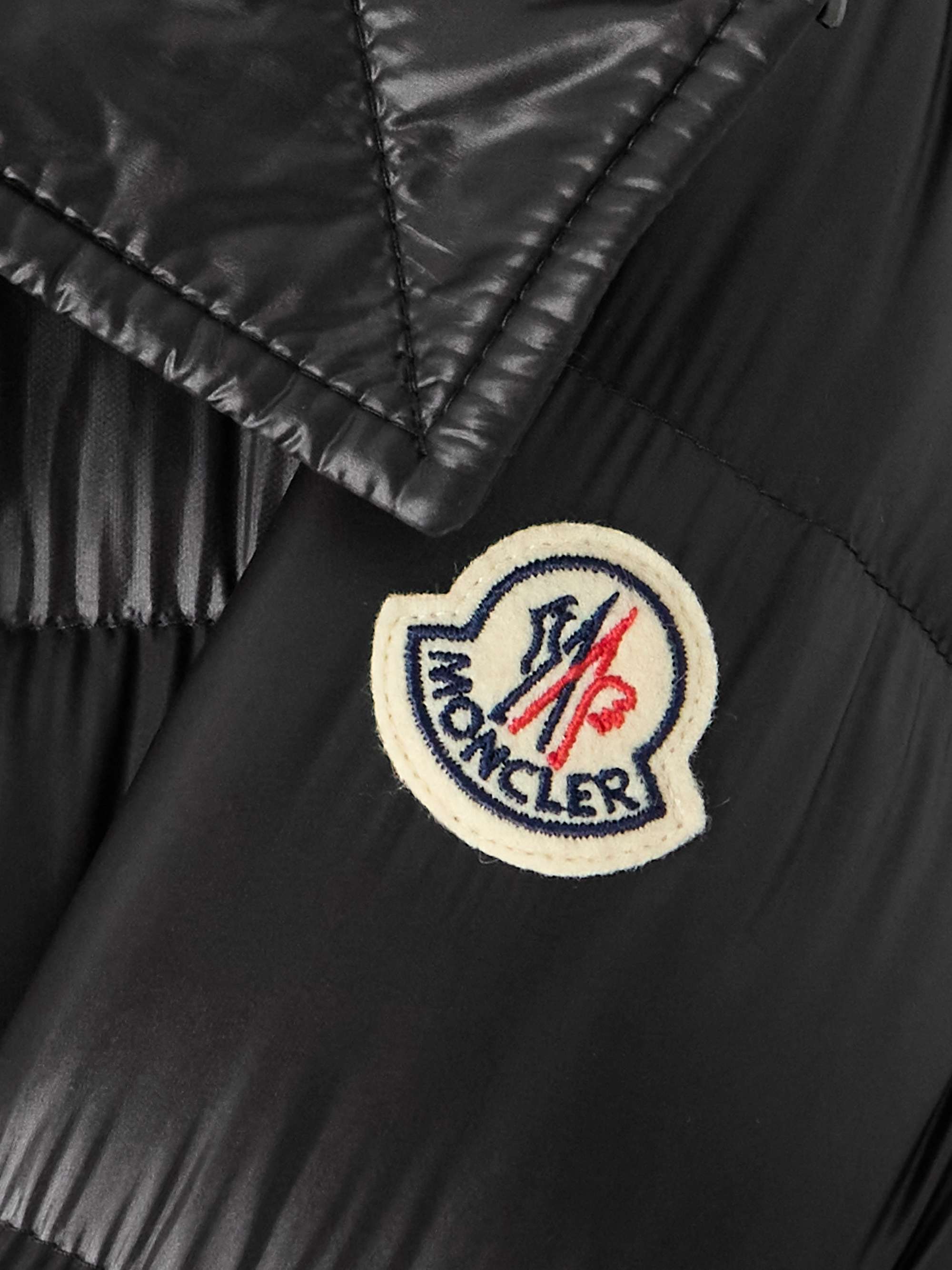 Suyen appliquéd quilted shell down hooded parka view