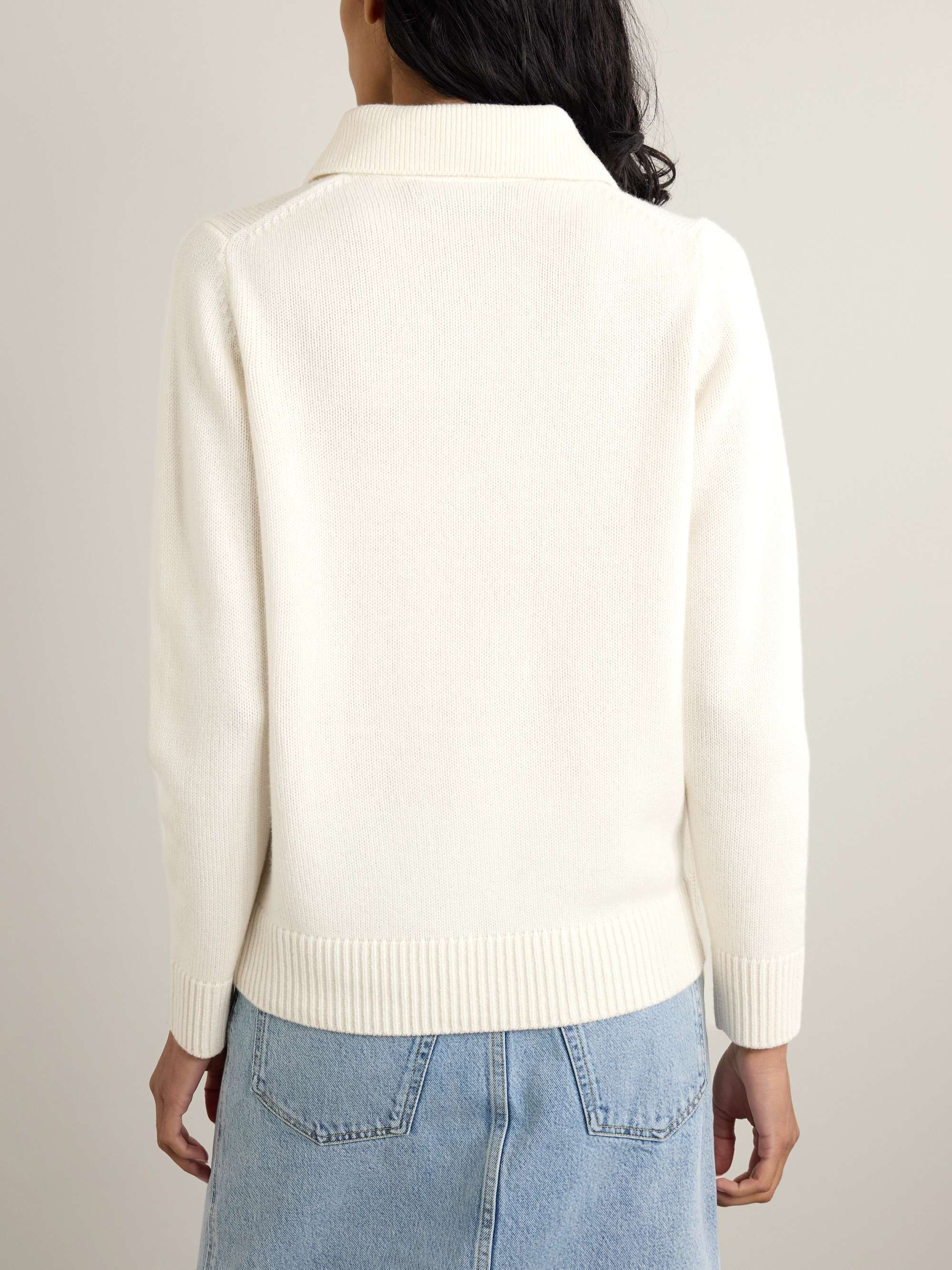 Bessi cashmere polo sweater view