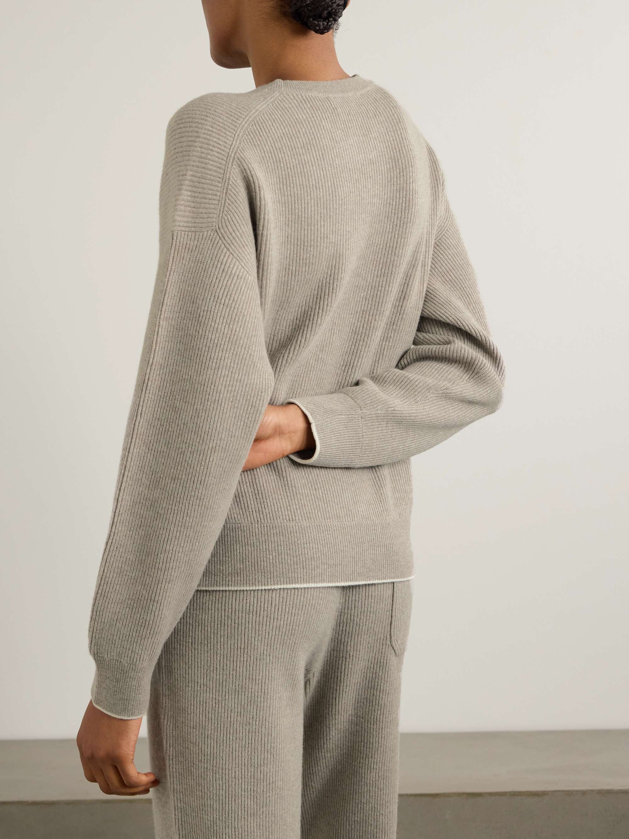 Cornwall ribbed cashmere sweater view