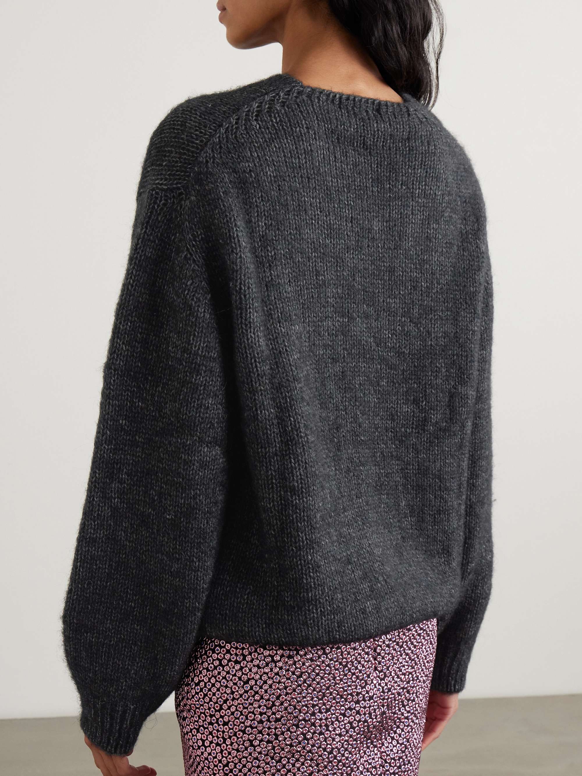 Academy alpaca and wool-blend cardigan view