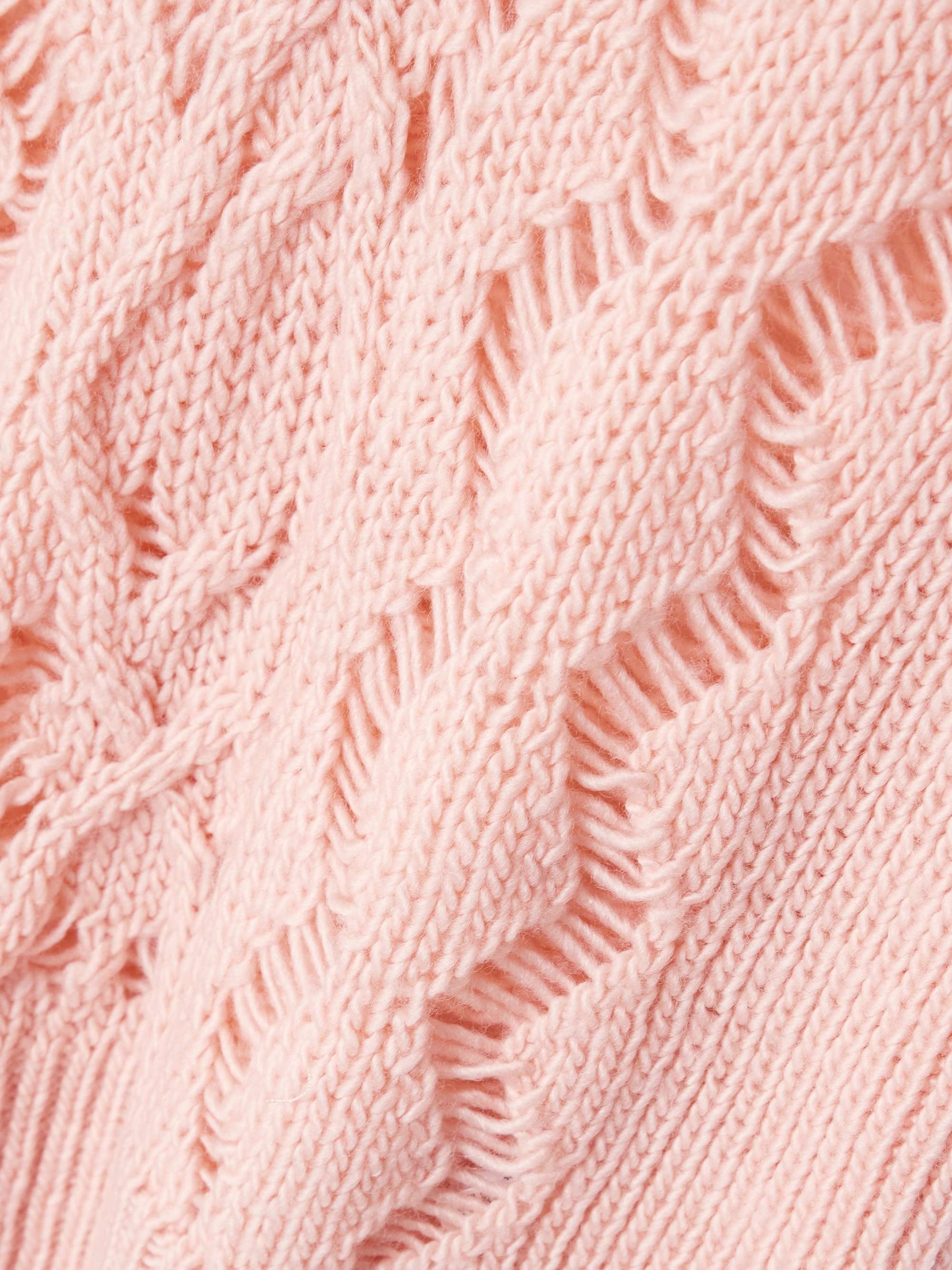 Michigan open-knit wool tank view