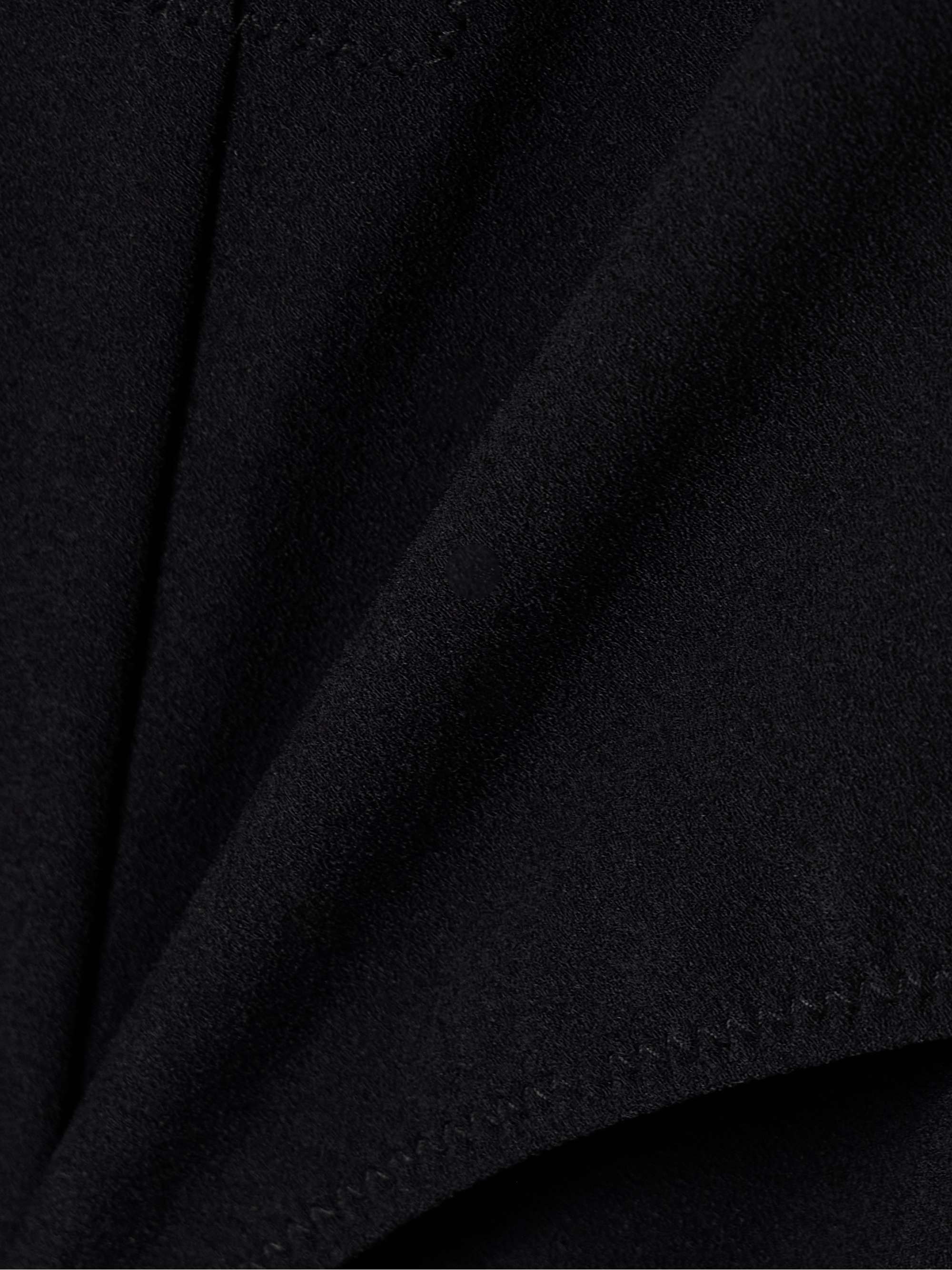 Tie-detailed crepe swimsuit view