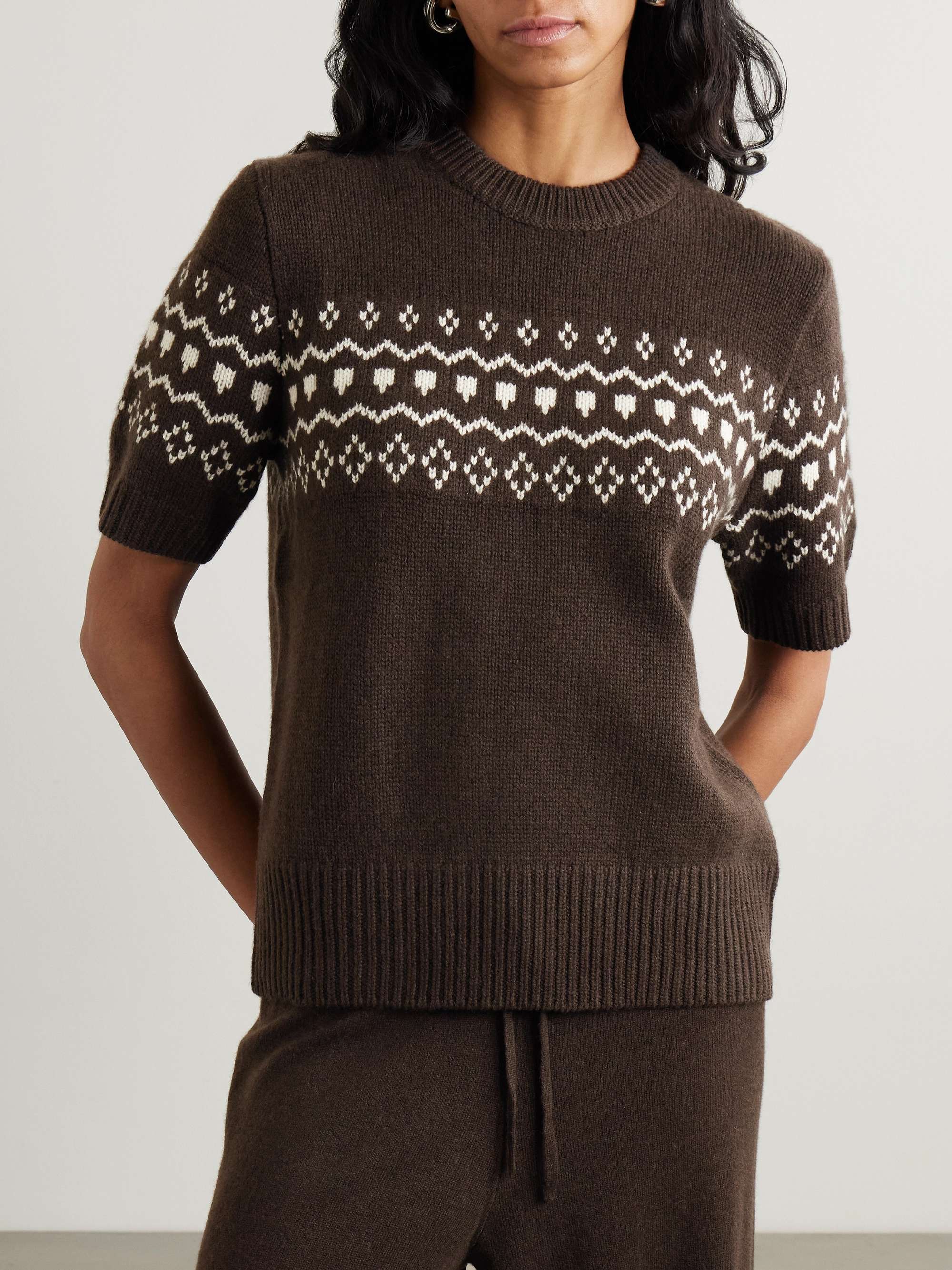 Ylva Fair Isle cashmere sweater view