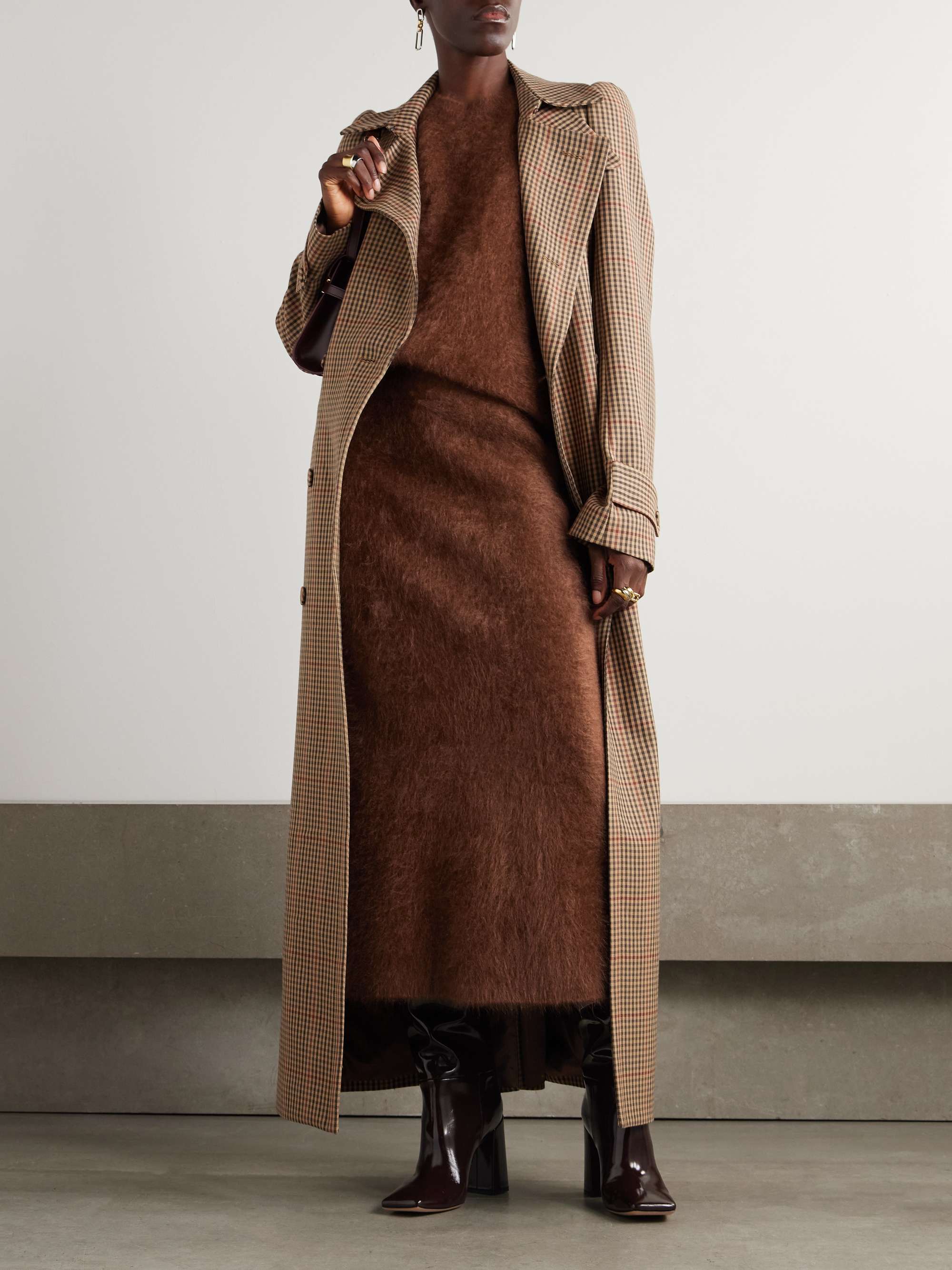 Ebby brushed-cashmere vest view