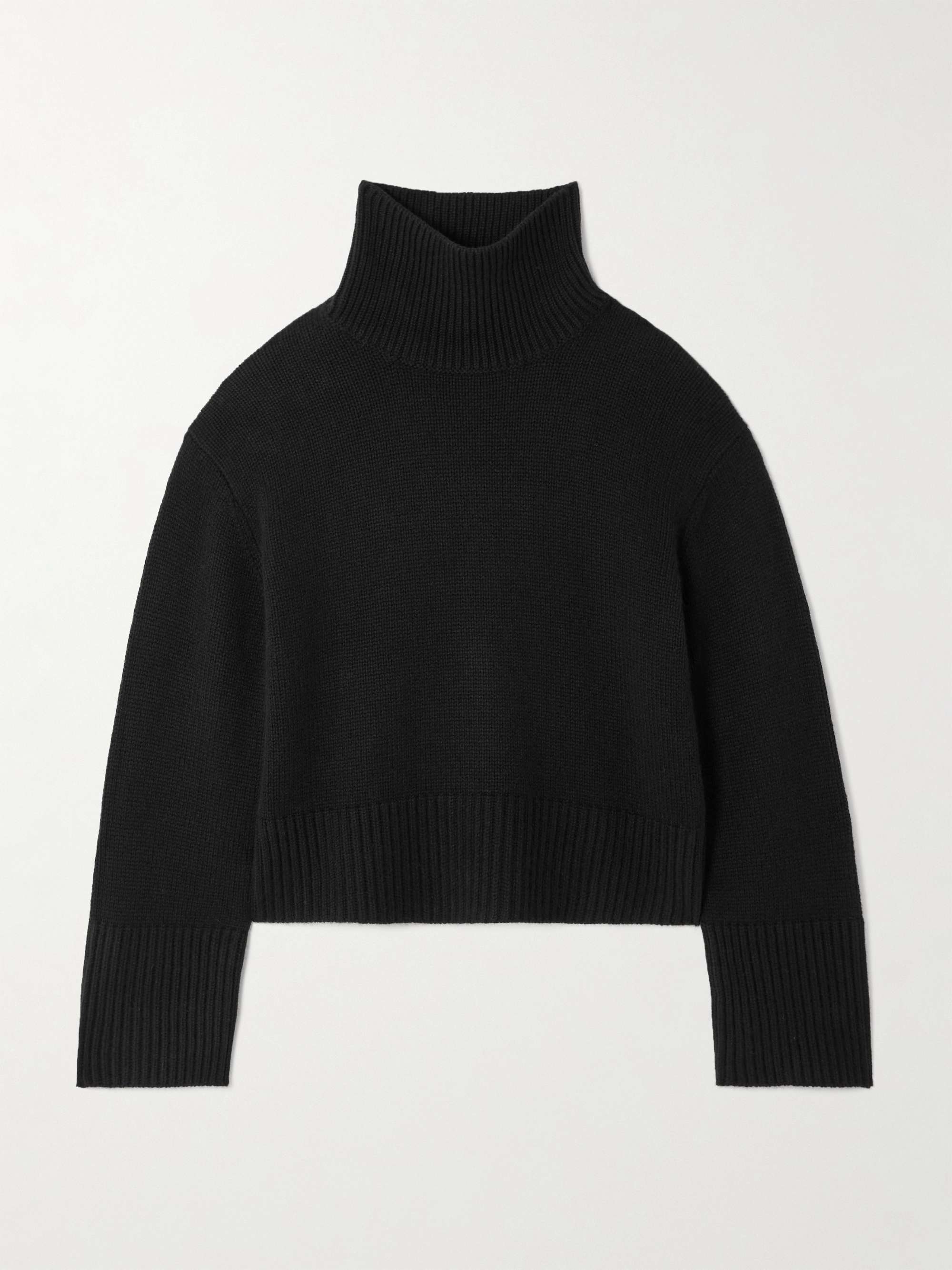 Fleur cashmere turtleneck sweater view