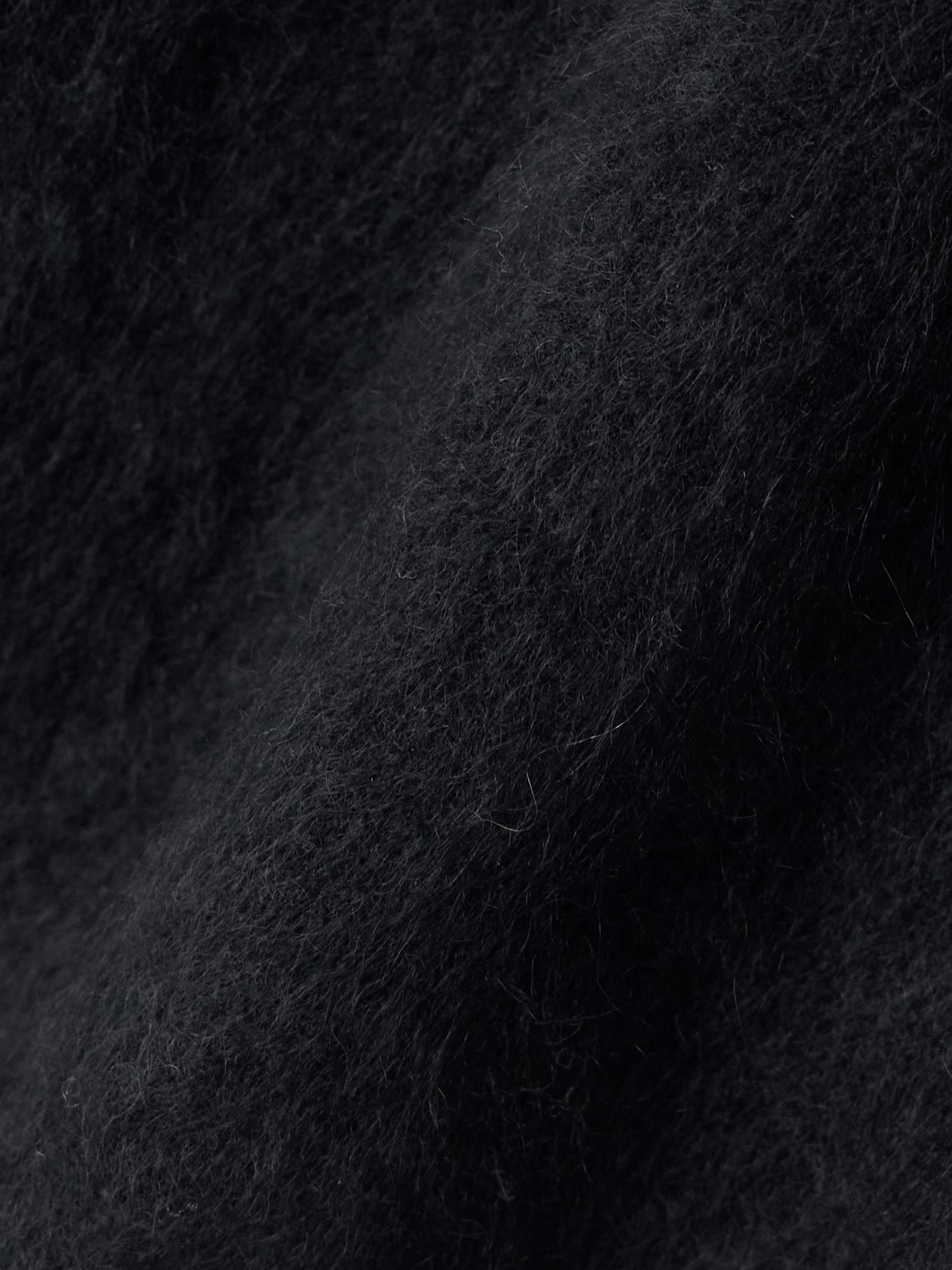 Dae one-shoulder brushed-cashmere top view