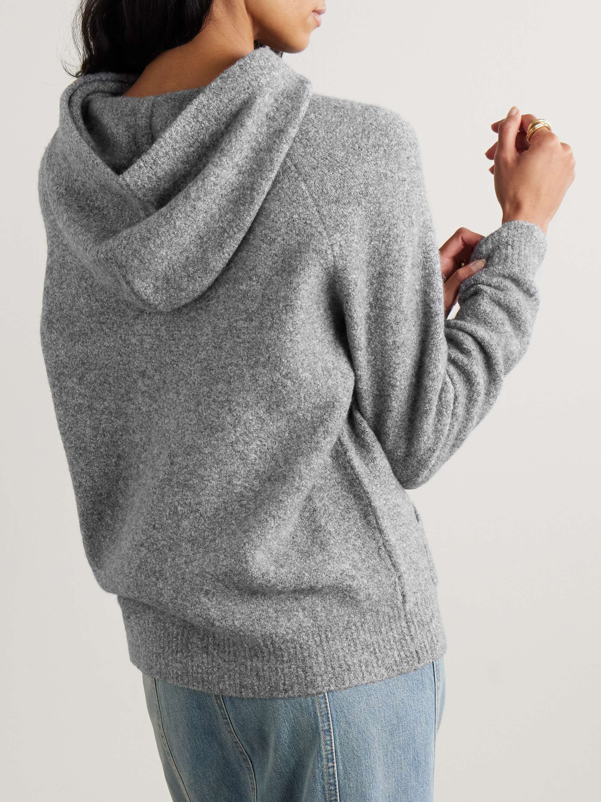 Ivy cashmere bouclé hoodie view