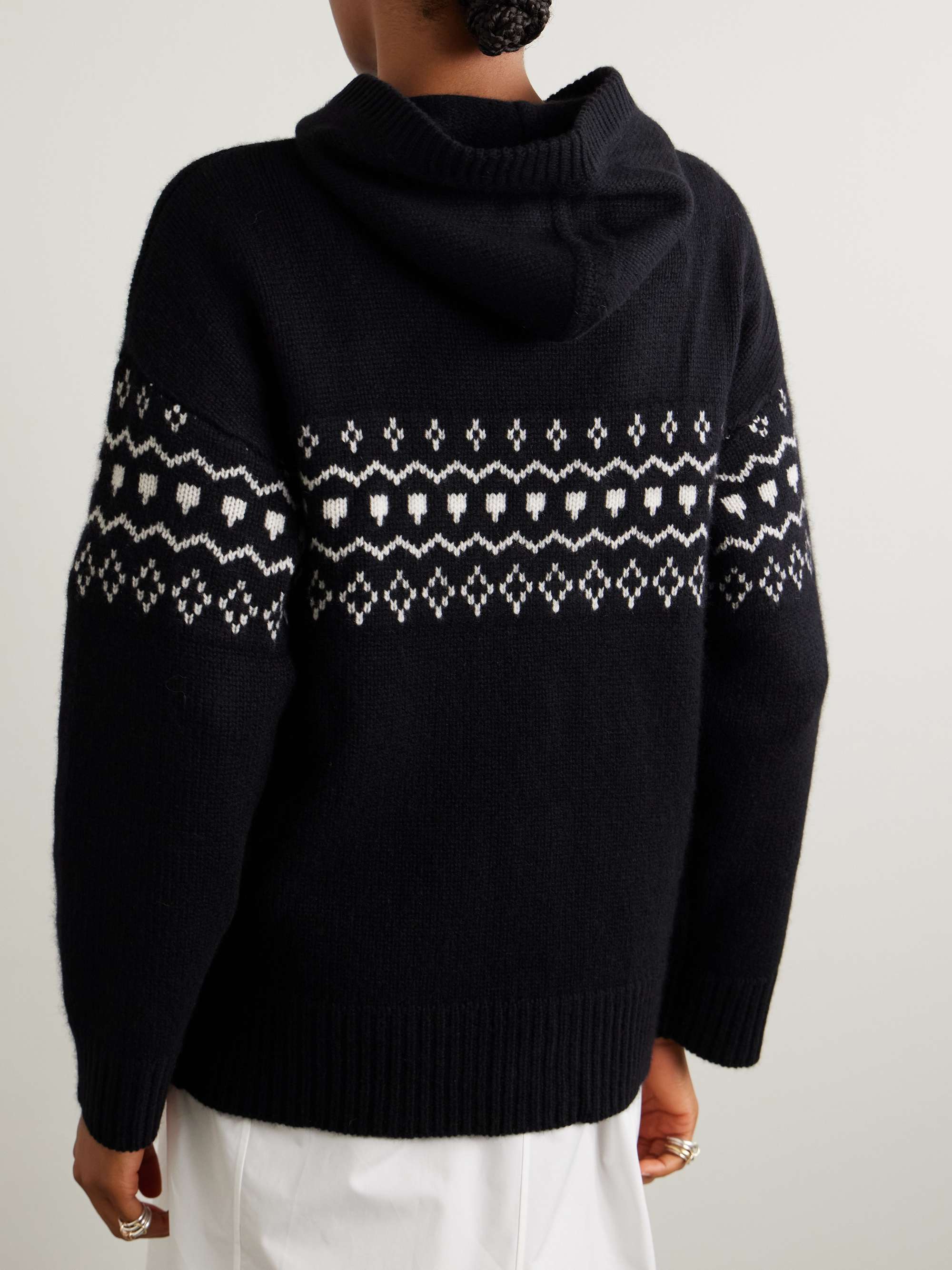 Wen Fair Isle cashmere hoodie view