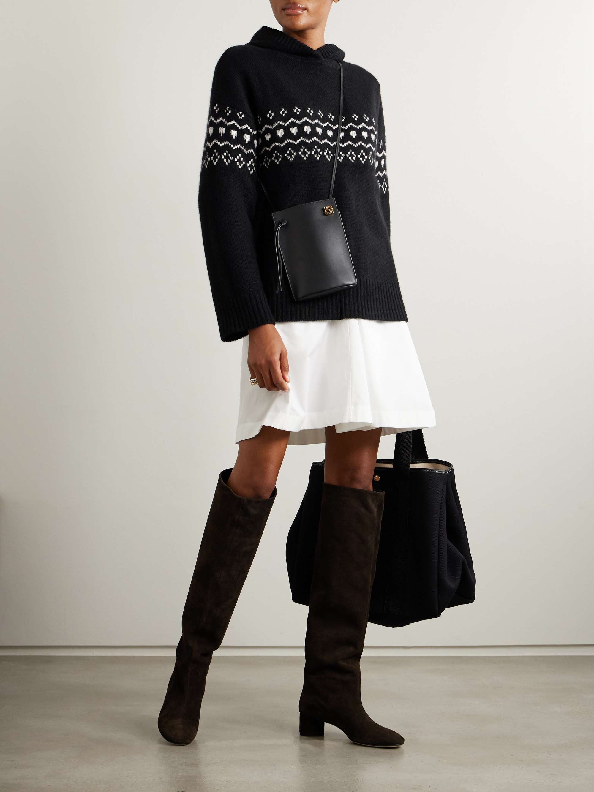 Wen Fair Isle cashmere hoodie view