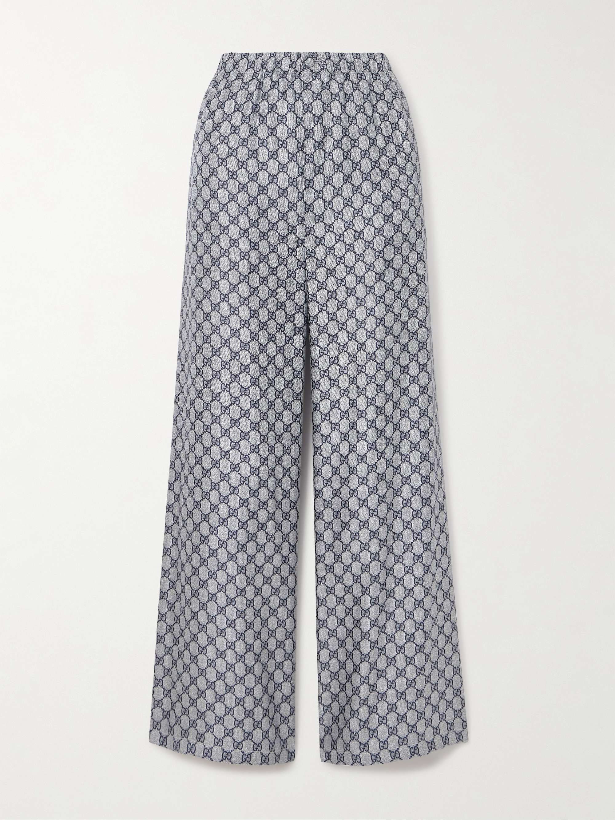GG Supreme printed silk-twill pajama pants view