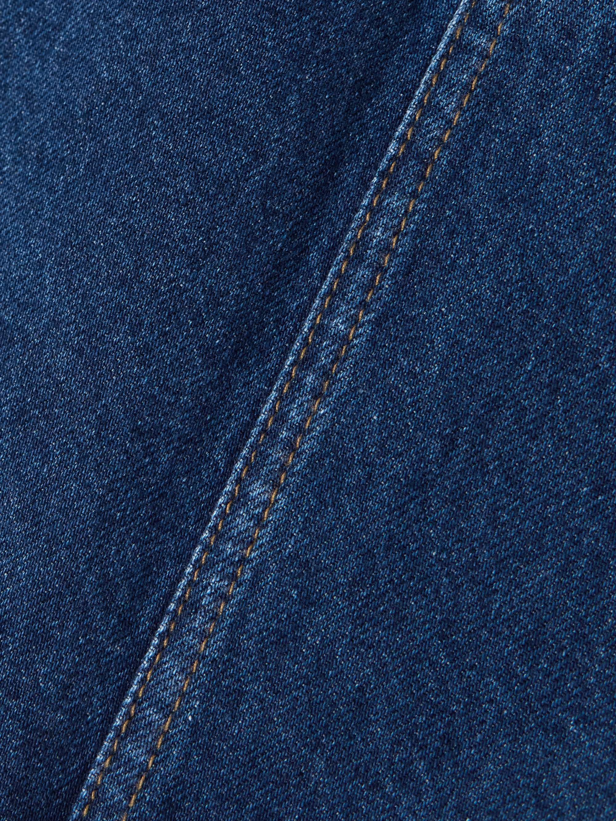 Denim mini skirt view