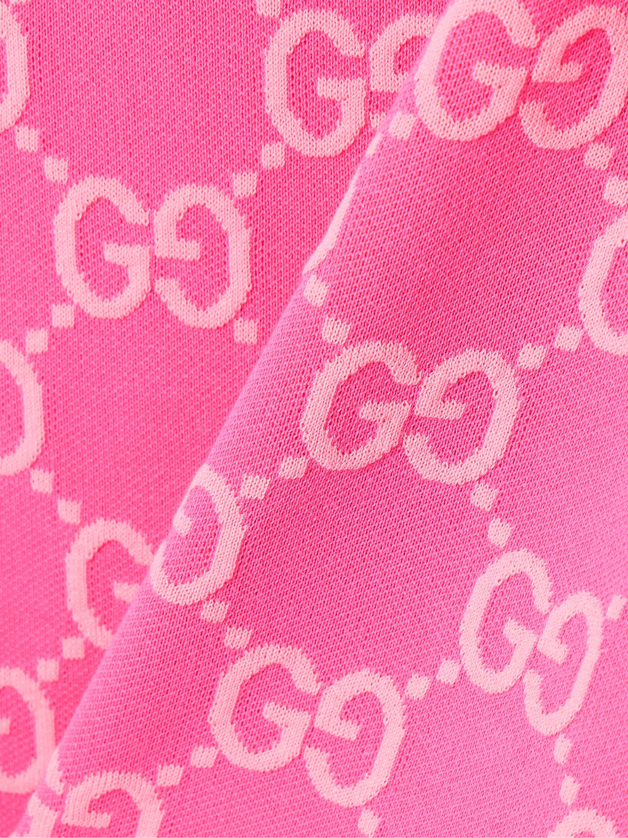 Cotton-jacquard mini dress view