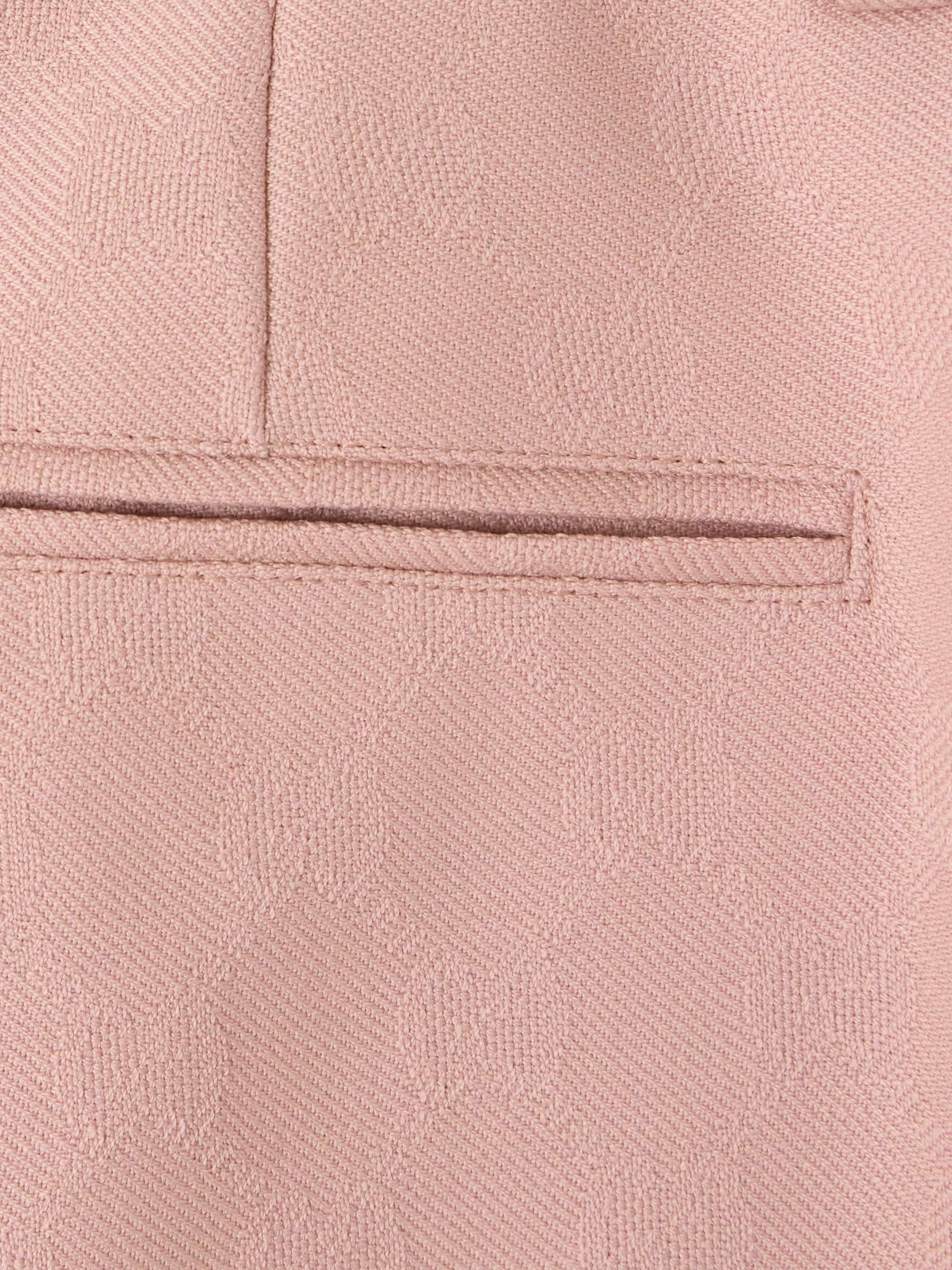 Wool-jacquard straight-leg pants view