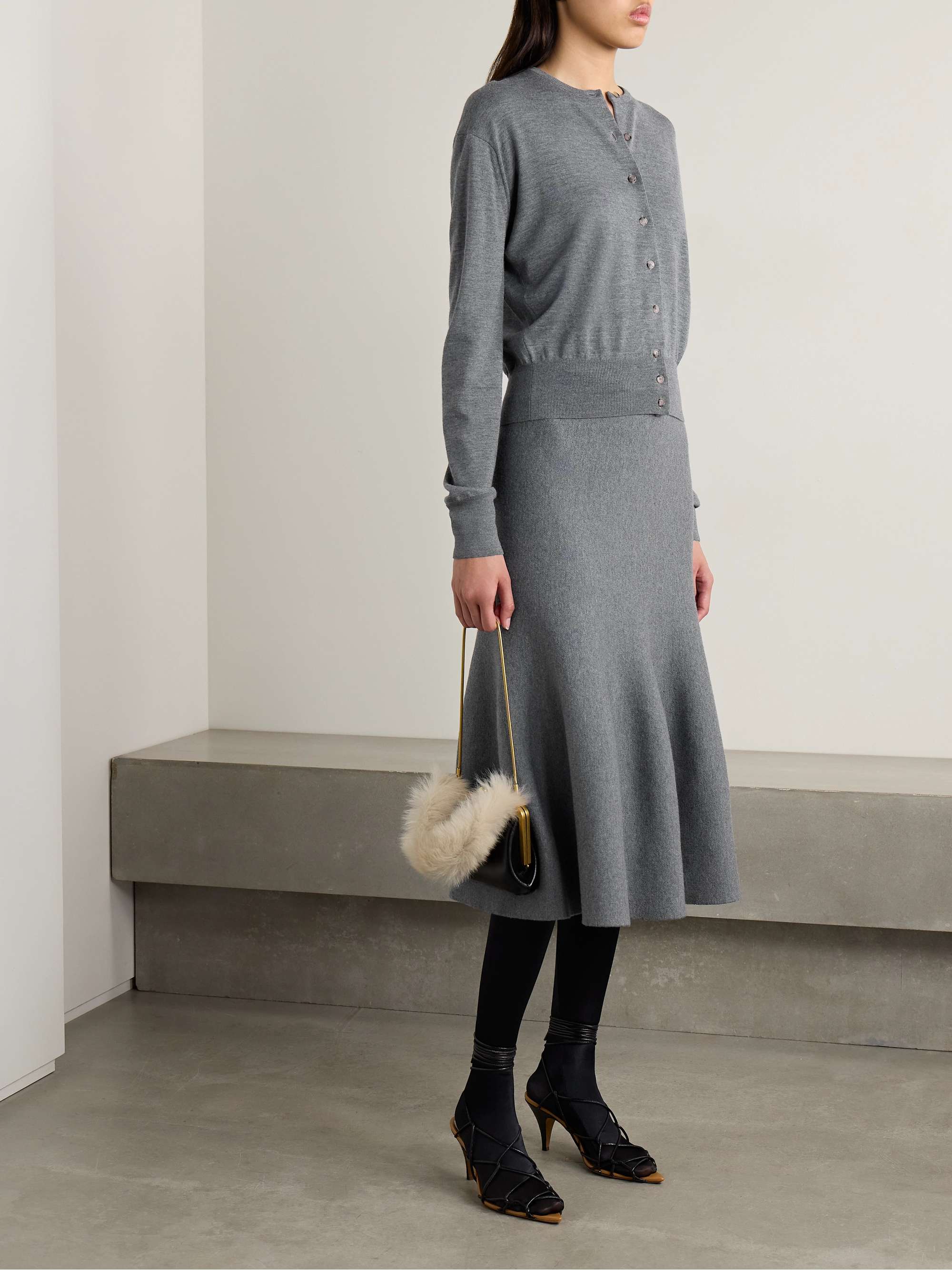 Jackie wool-blend cardigan view