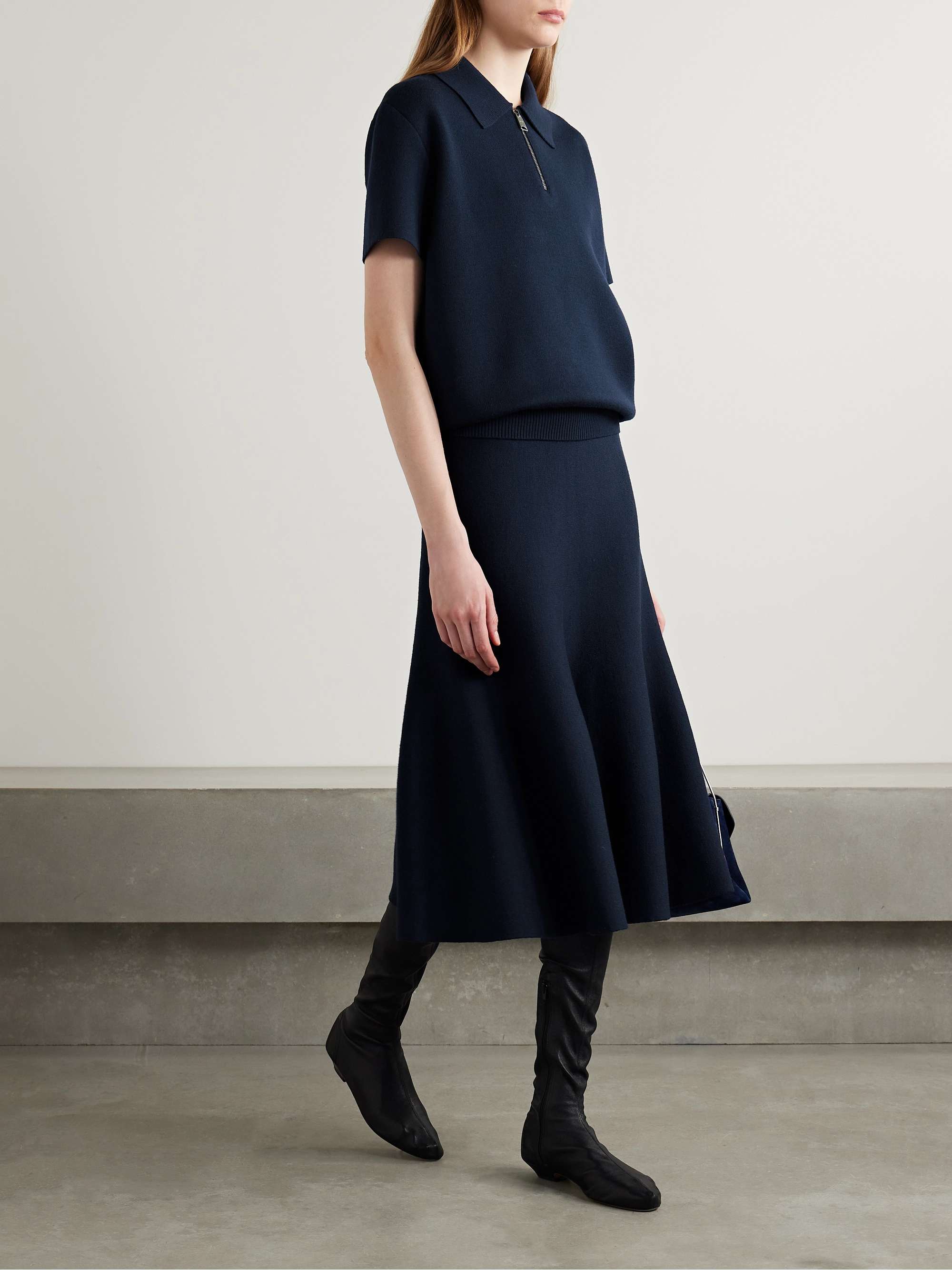 Odil wool-blend midi skirt view