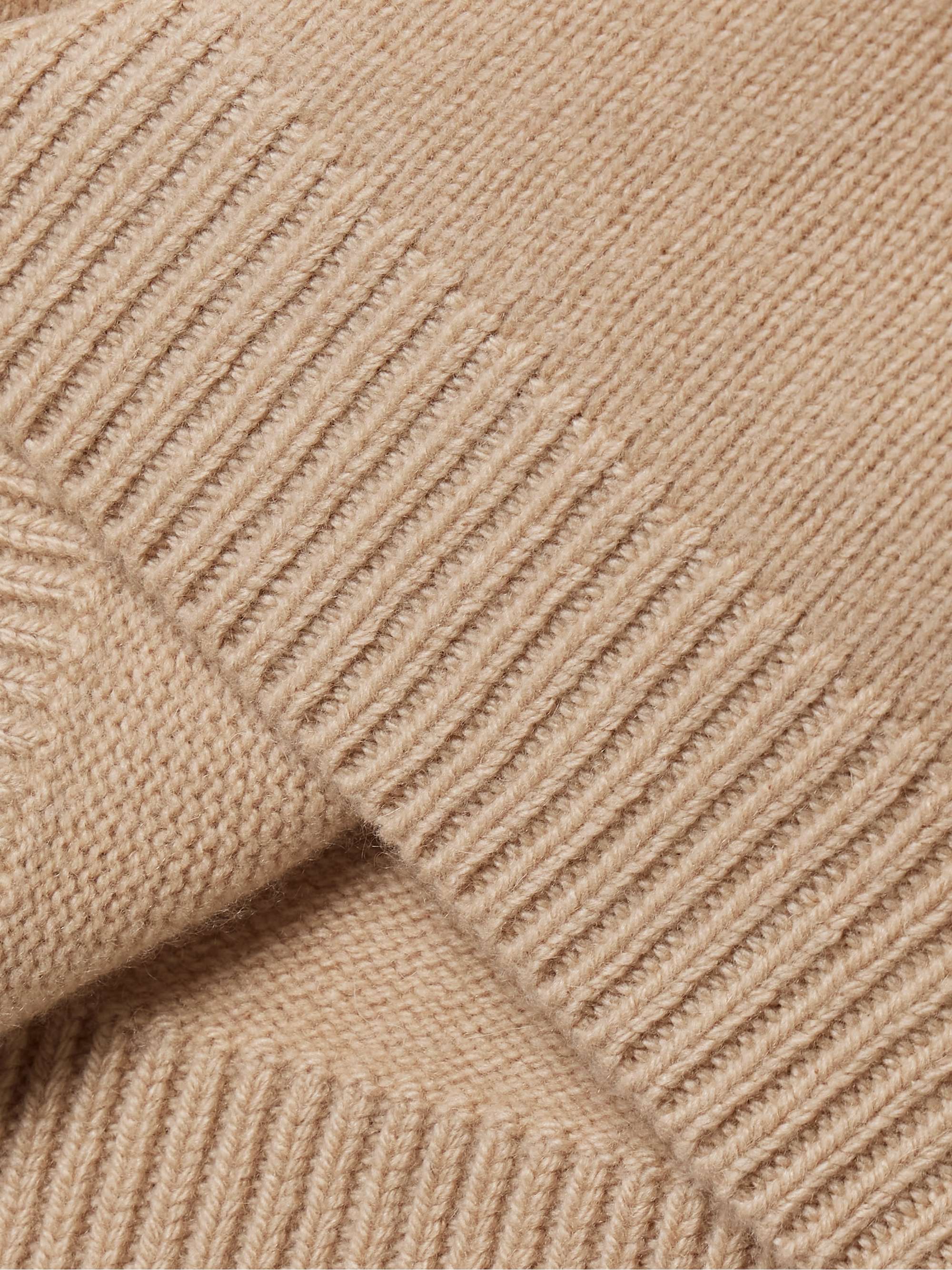Cropped cashmere sweater view