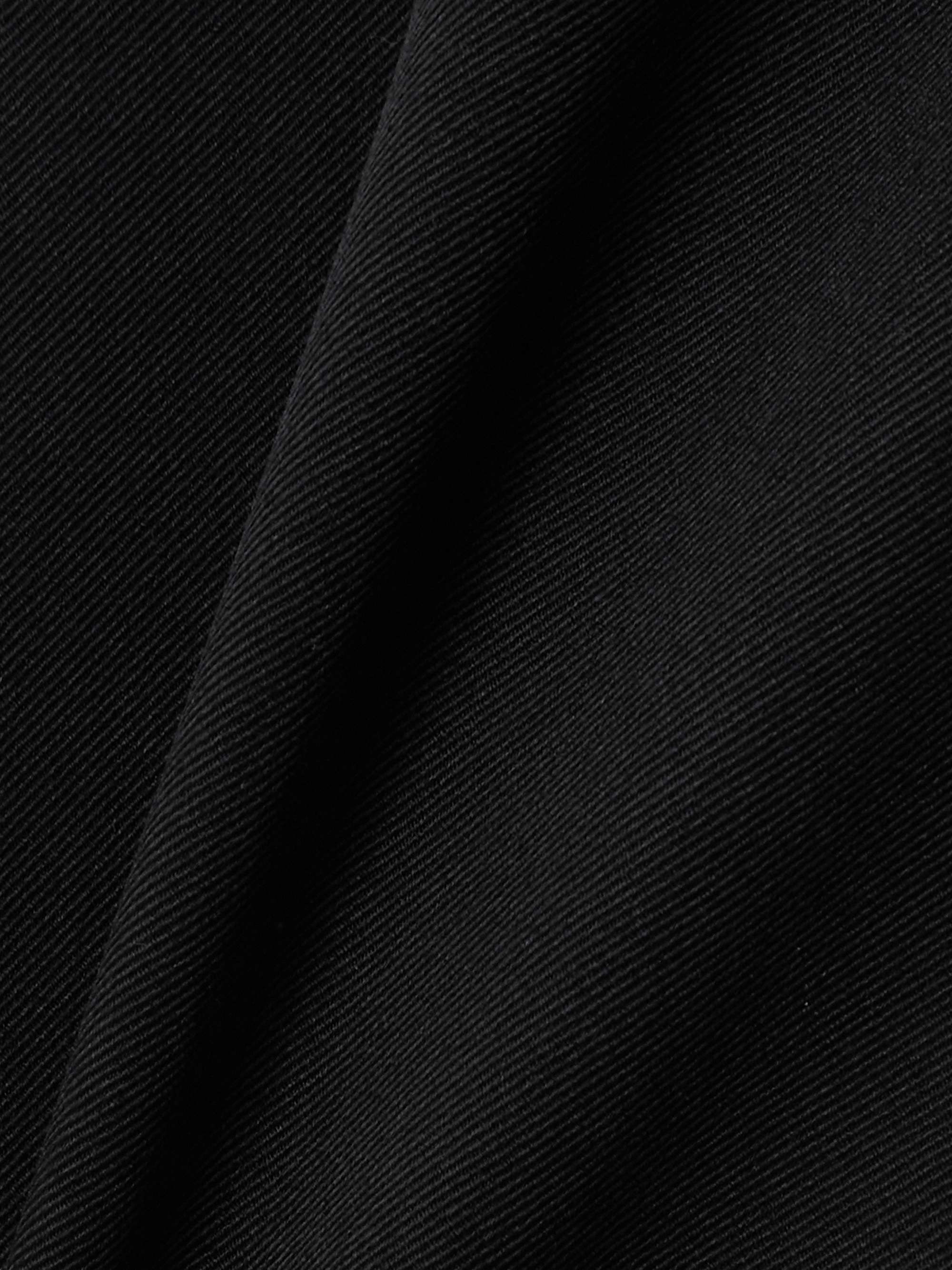 Wide-leg wool-blend twill pants view