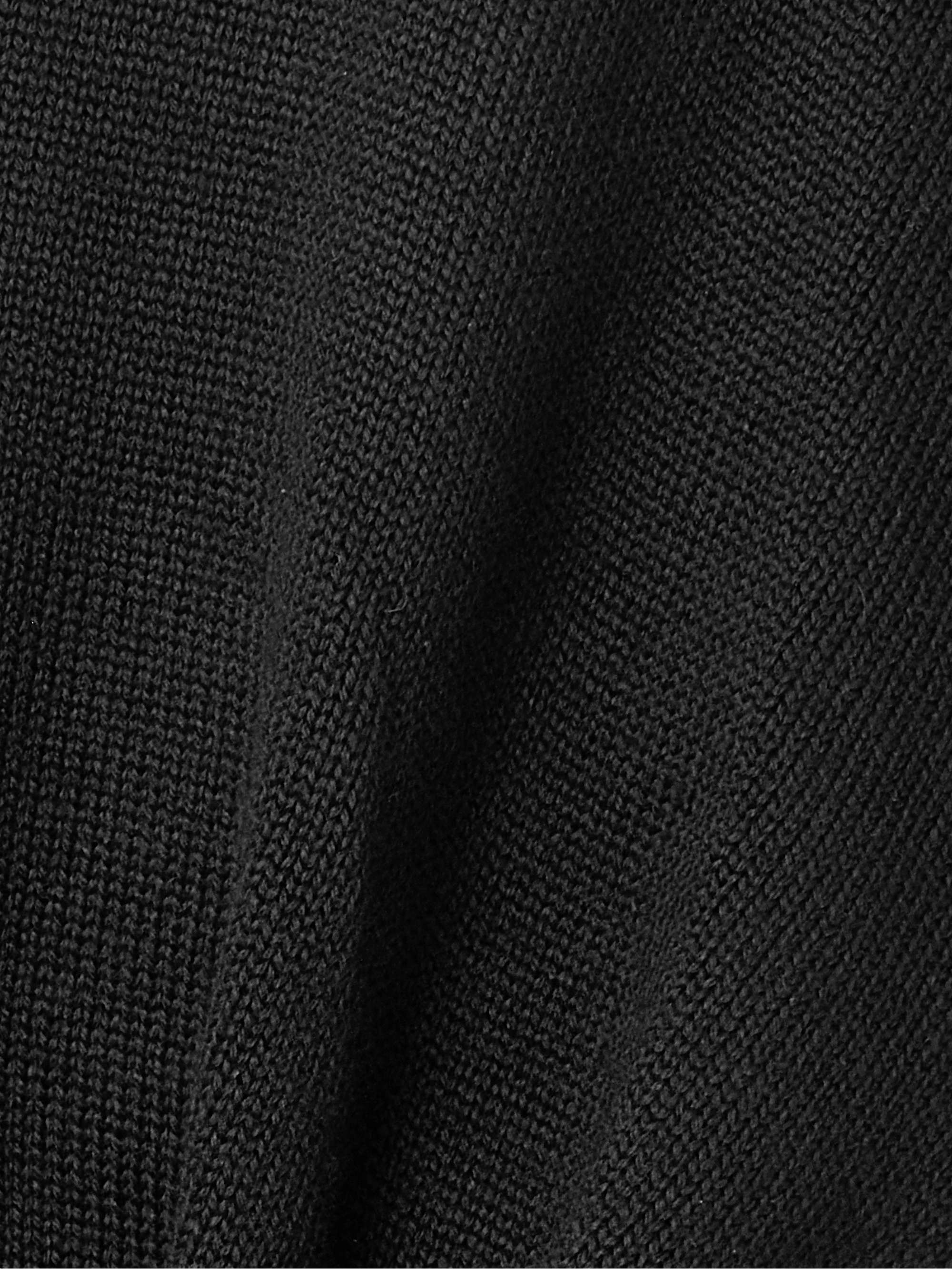 Asymmetric wool turtleneck sweater view