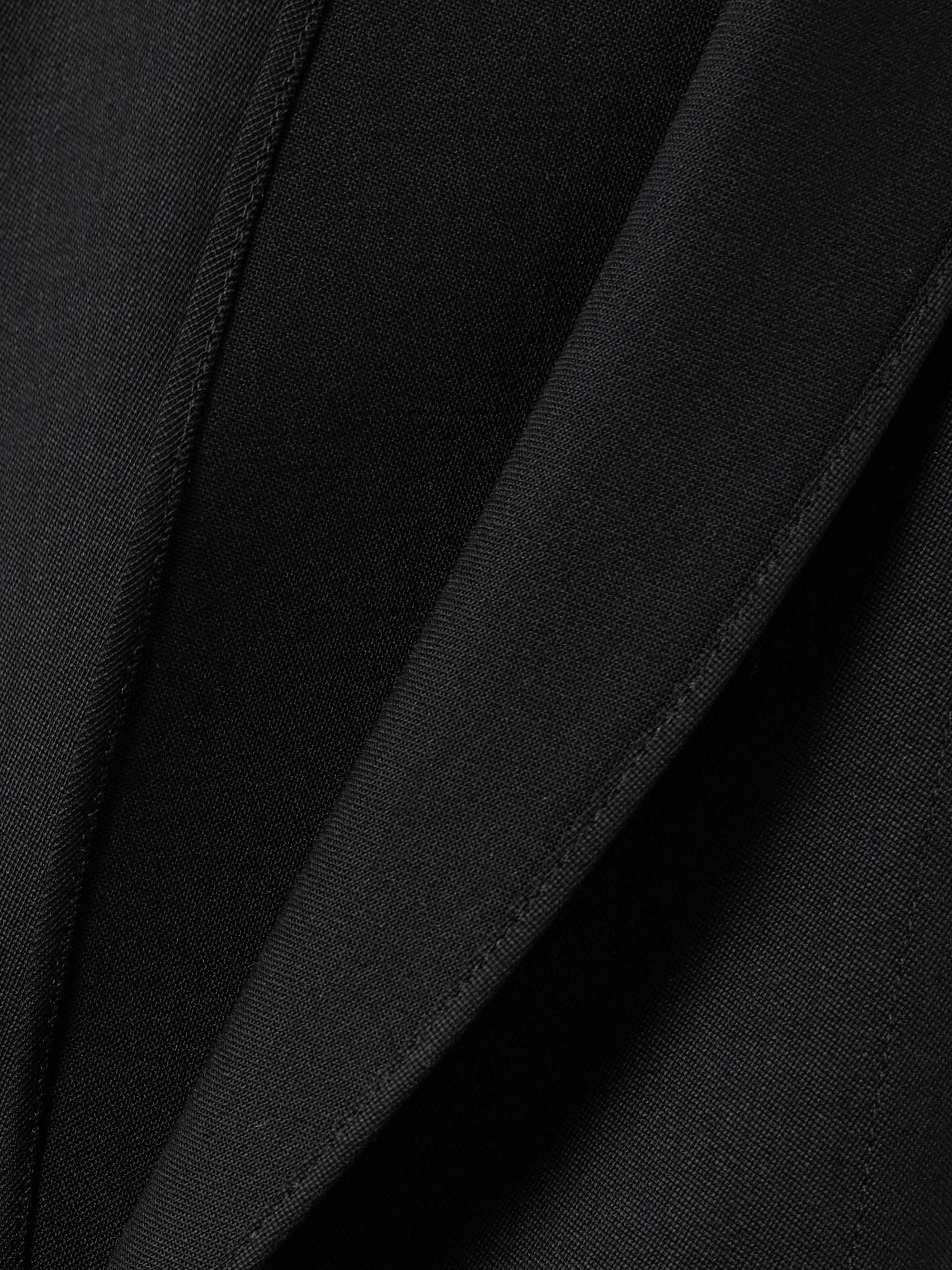 Grain de poudre wool-blend barrel-leg pants view