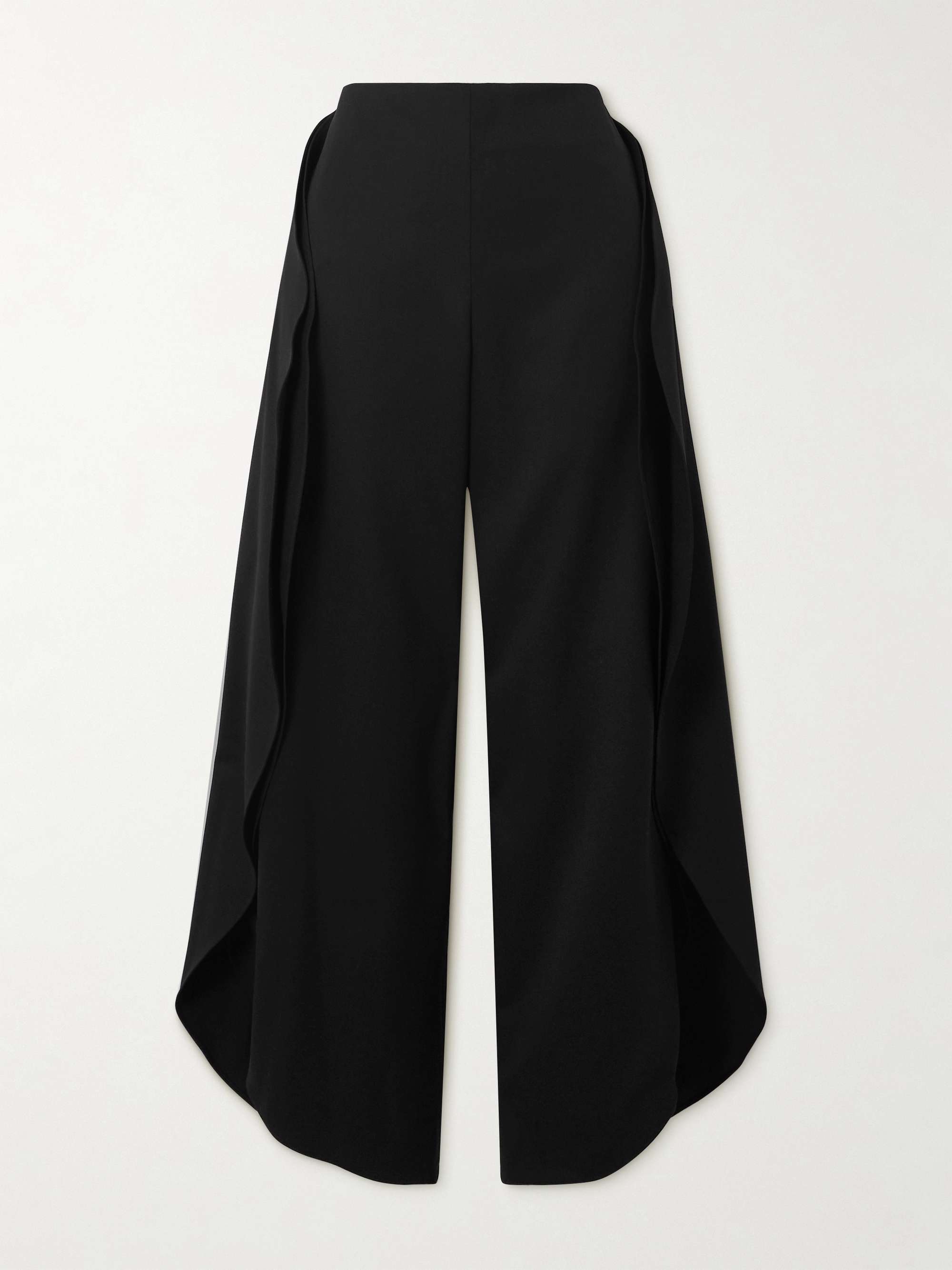 Grain de poudre wool-blend barrel-leg pants view
