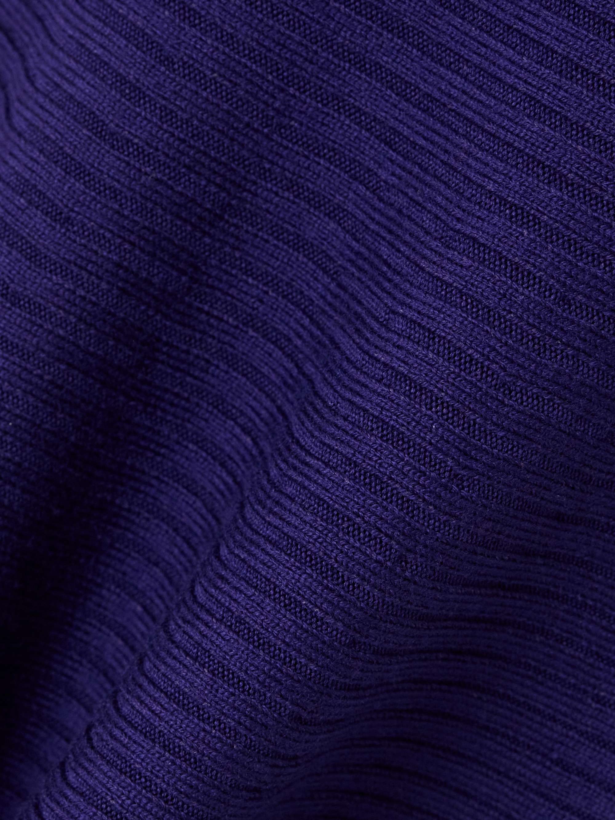Ribbed wool-blend mini dress view