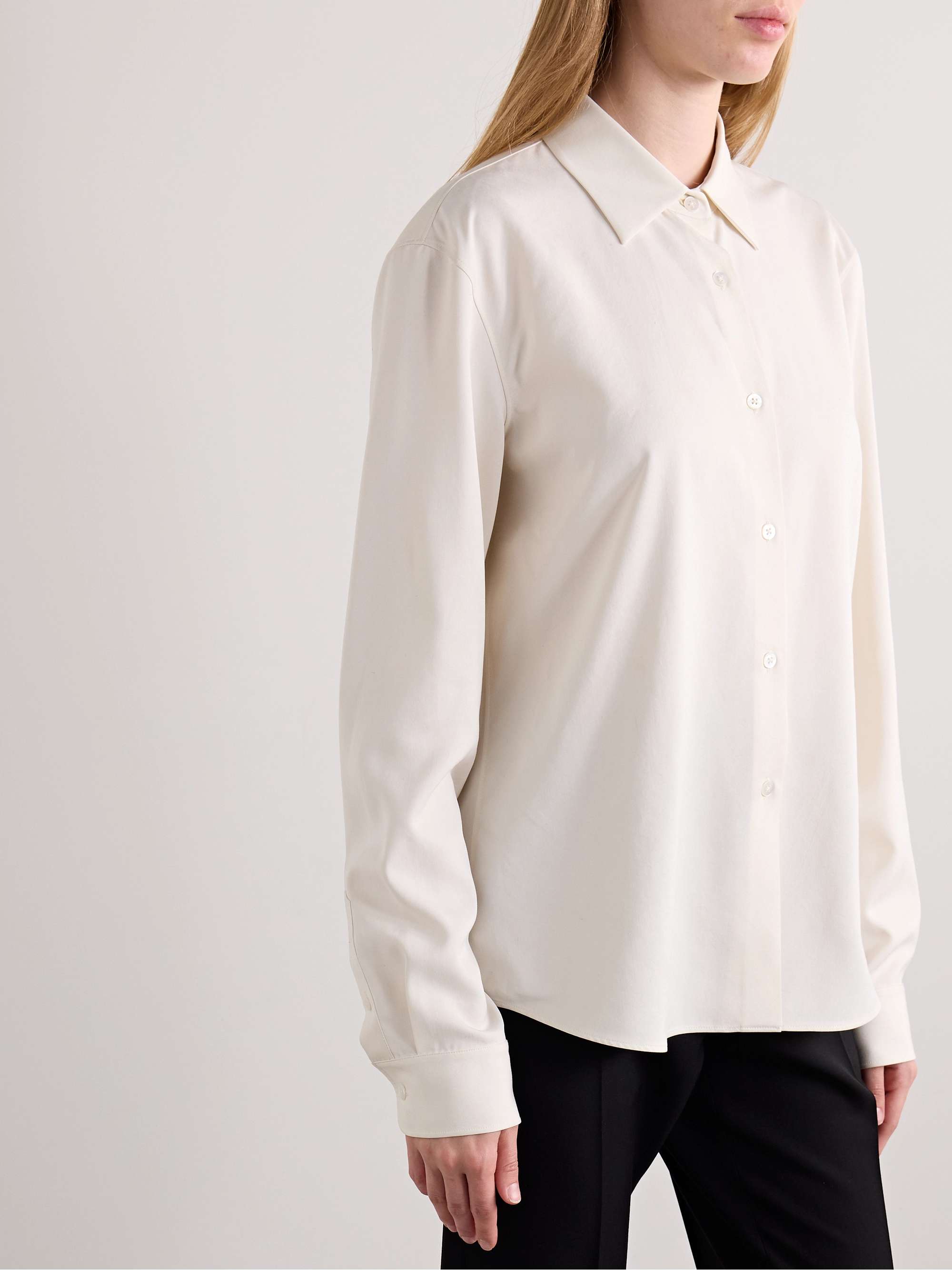 Maigret washed-silk shirt view