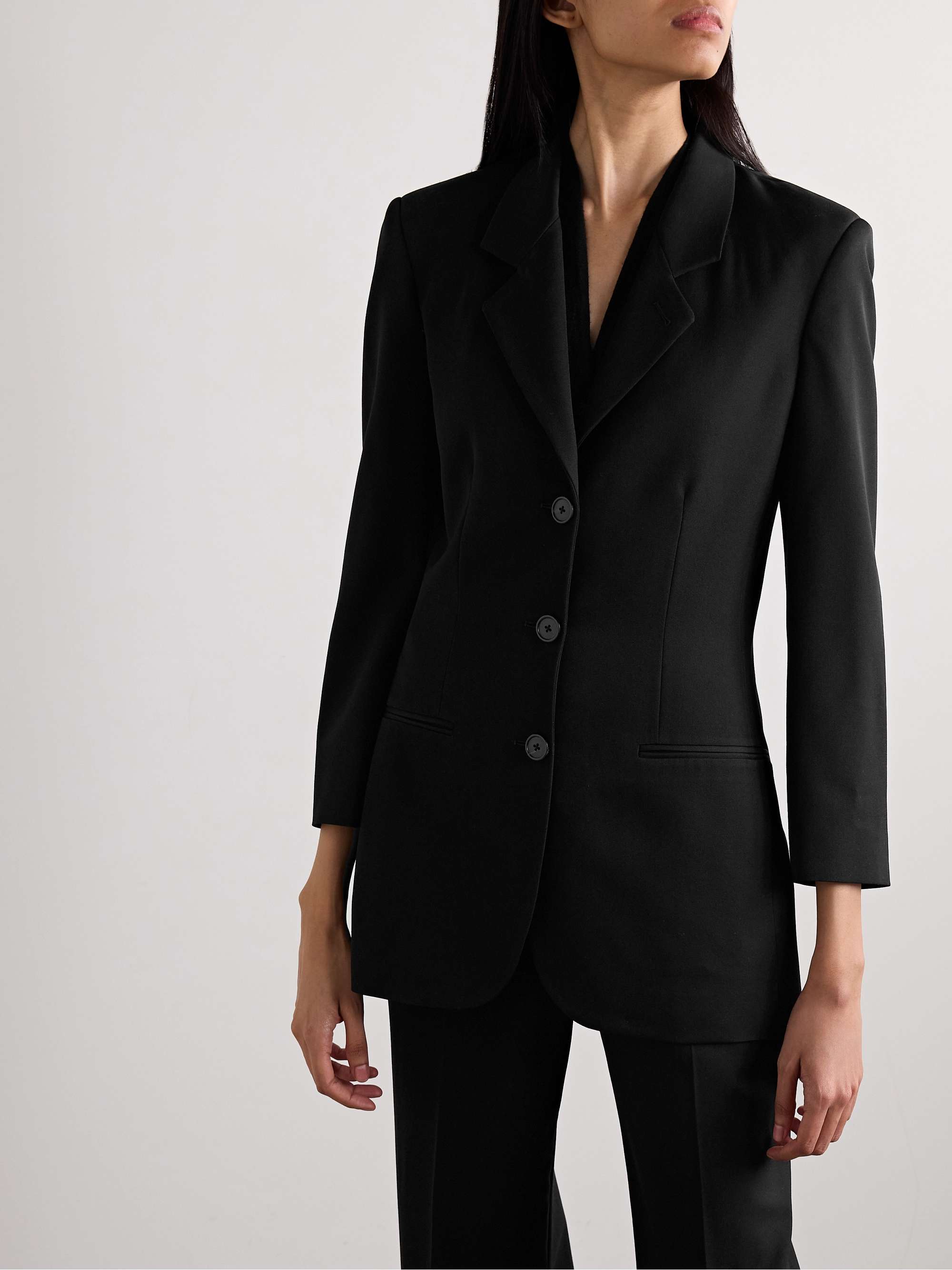 Holbrook grain de poudre wool blazer view