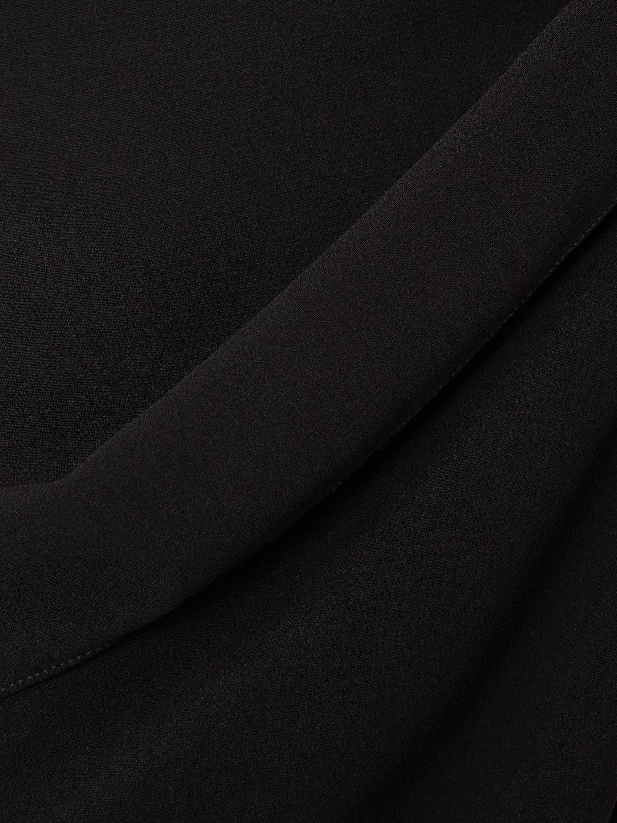 Nassau draped silk-crepe maxi dress view